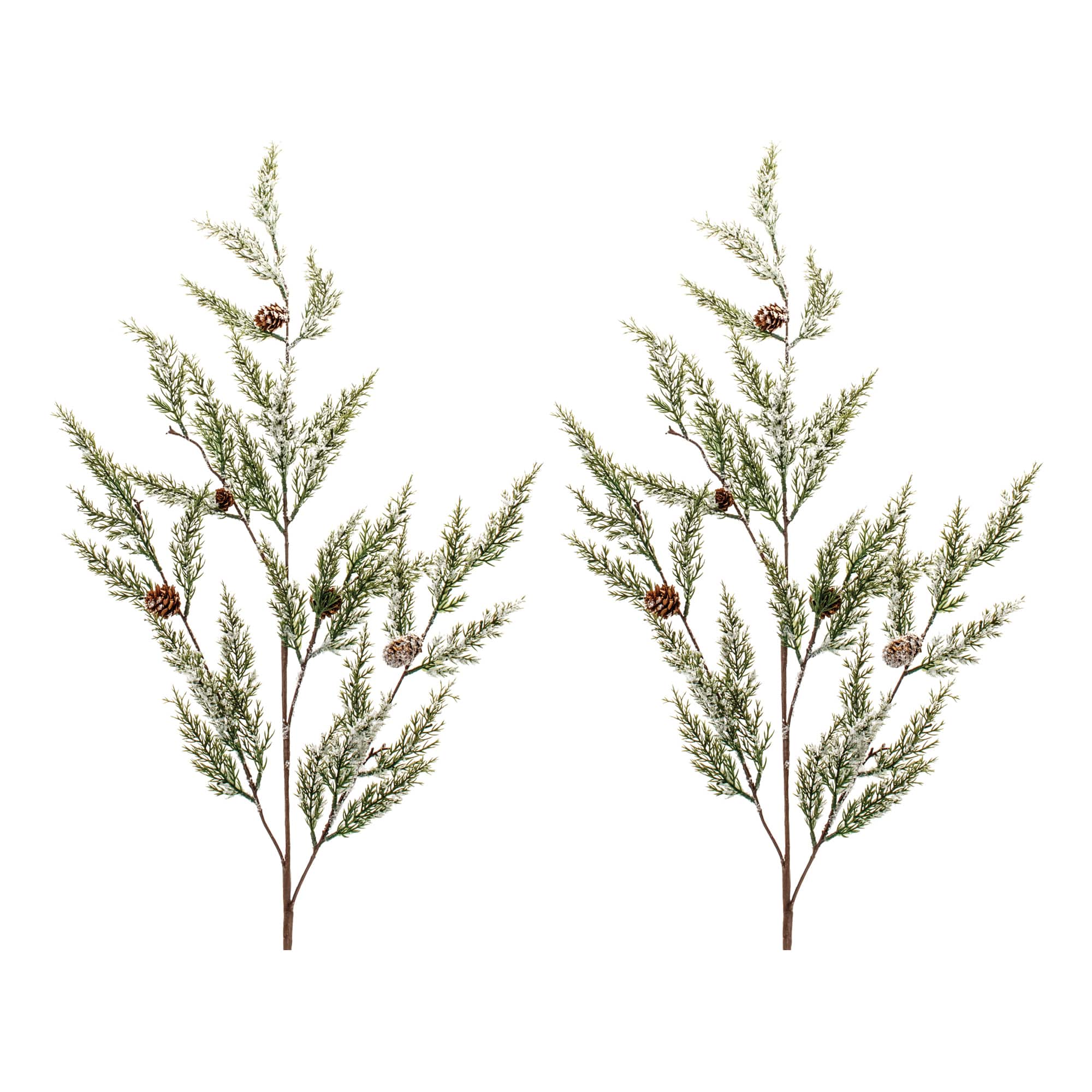 2.5ft. Icy Pine Spray with Pinecones, 2ct.