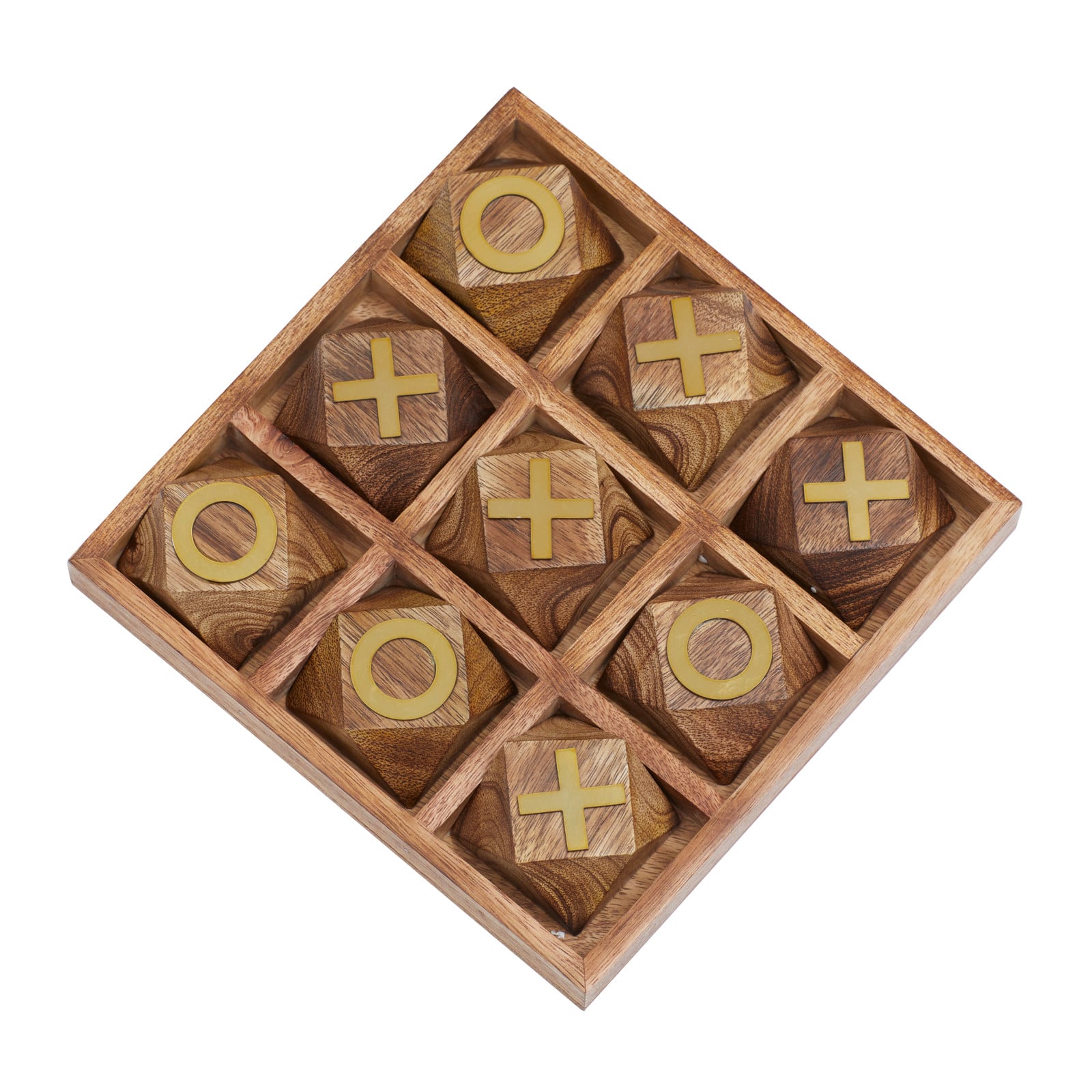 Brown Glam Game Set, 8" x 8" x 1"