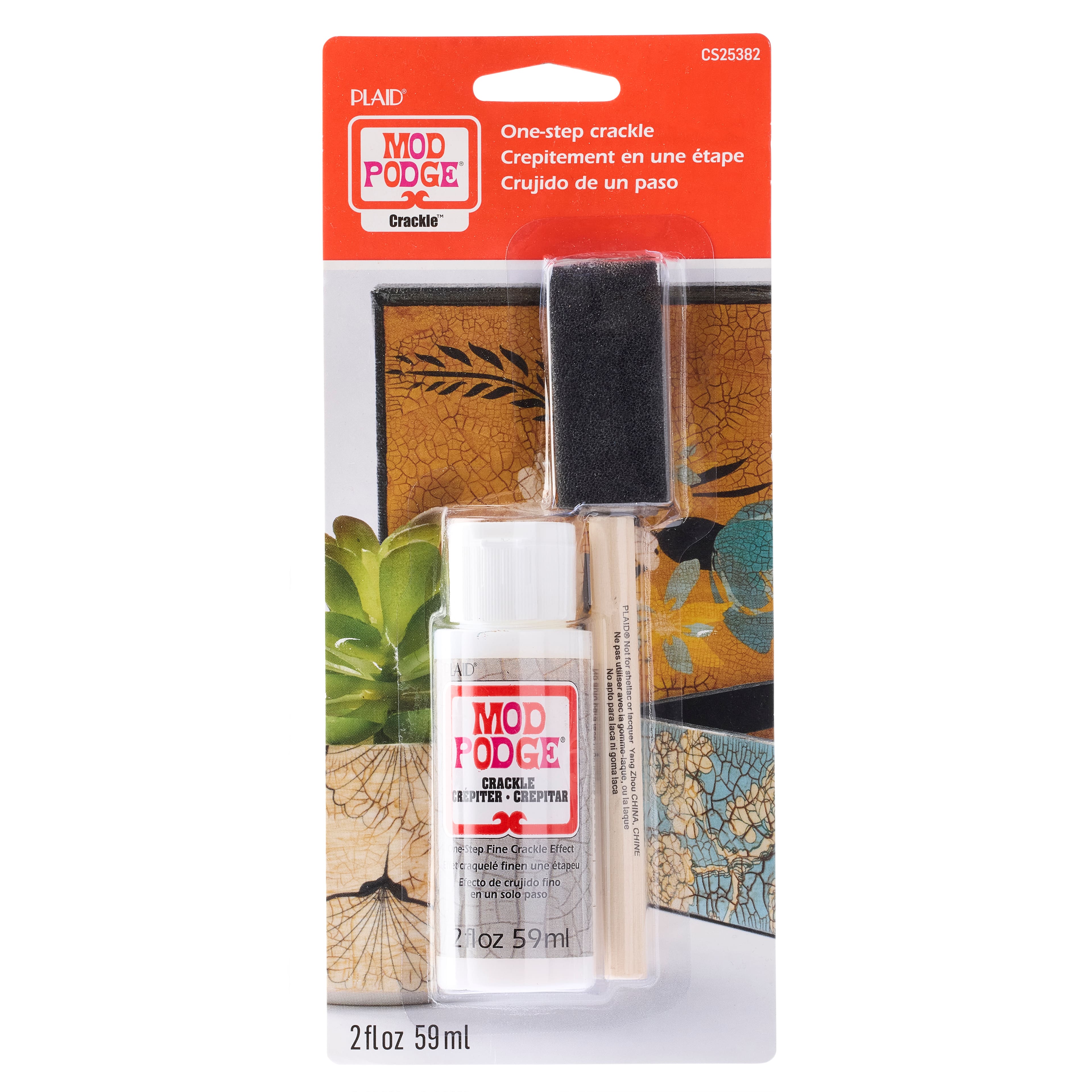 Mod Podge® Crackle & Brush Set