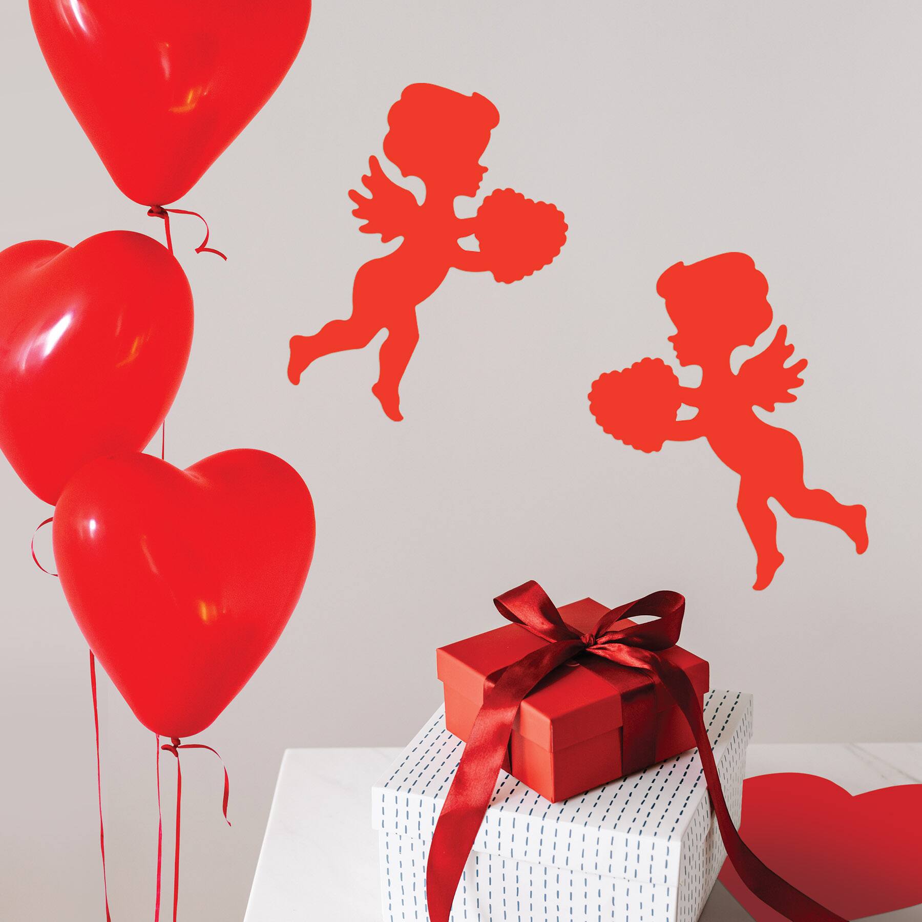 Beistle 13" Red Printed Cupid Cutouts, 9ct.