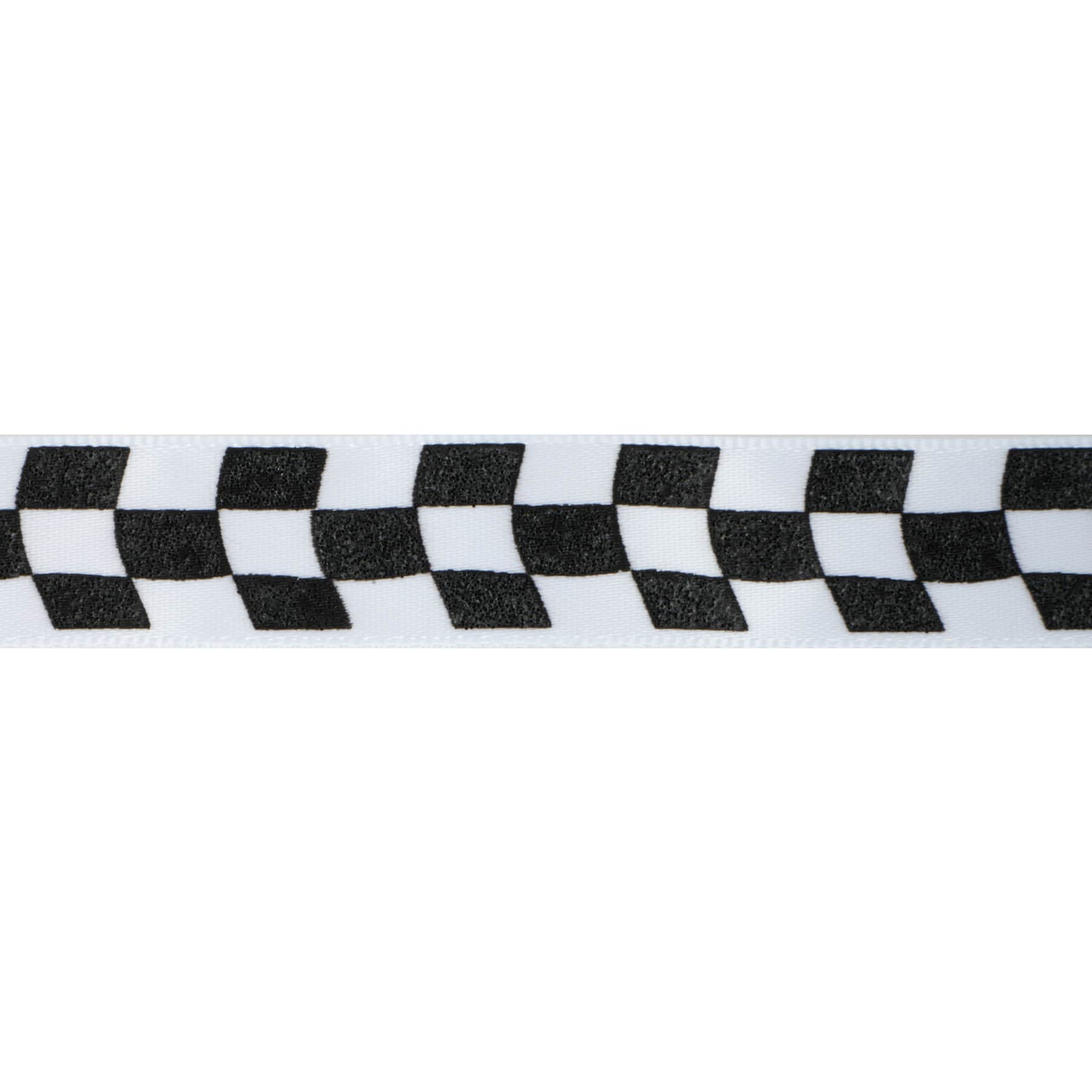 5/8" x 4yd. Wavy Black & White Check Ribbon by Celebrate It®