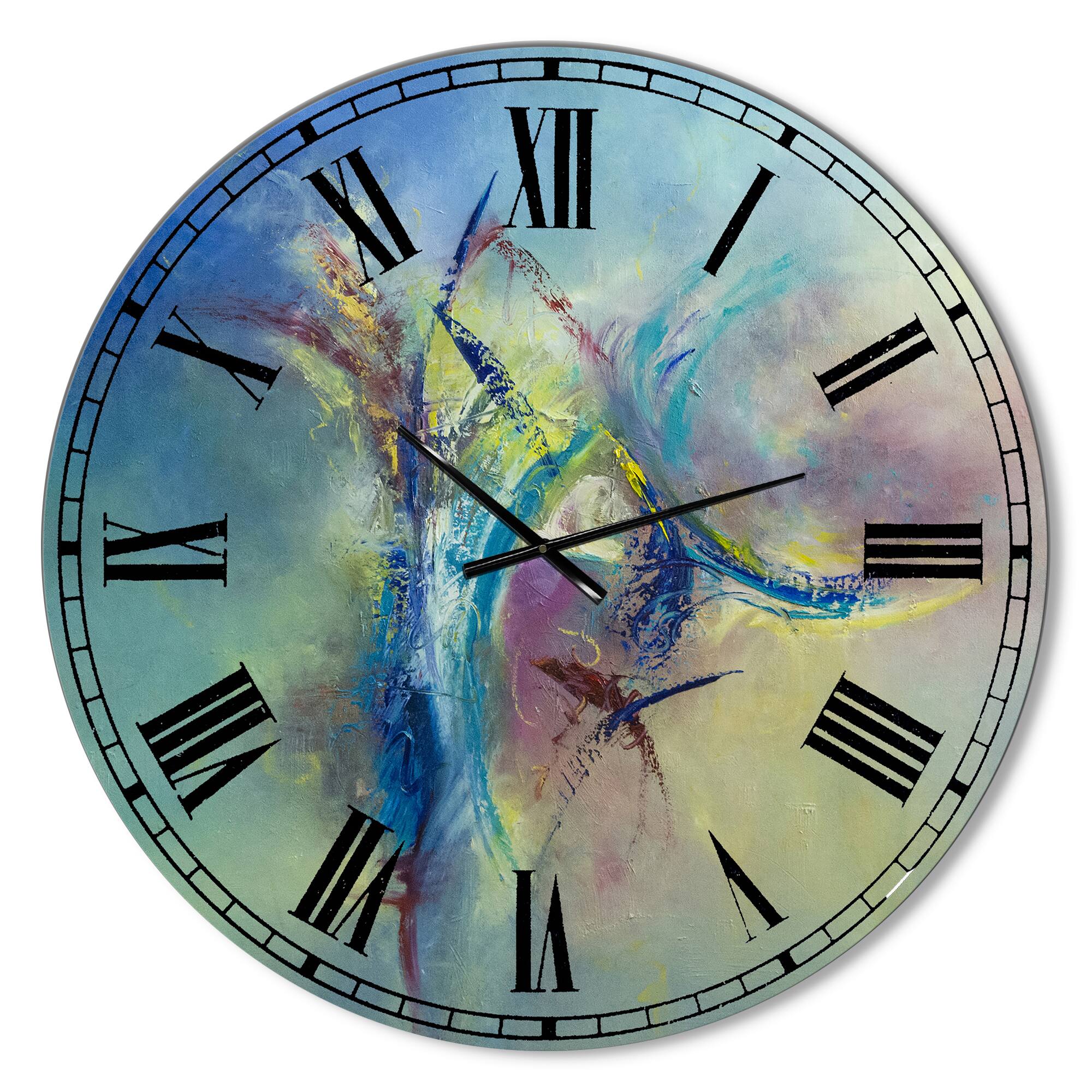 Designart Focused Intention Wall Clock