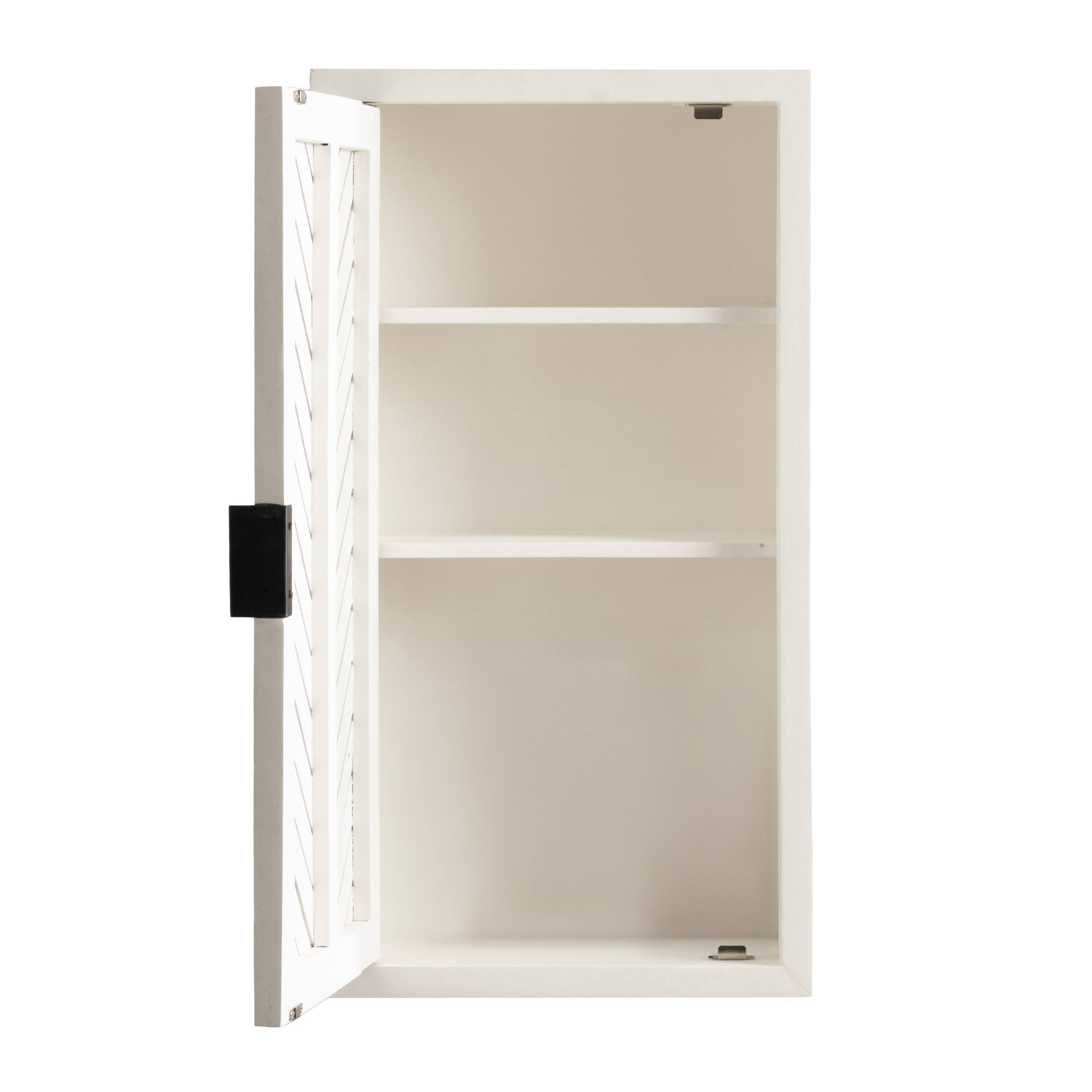 Kate and Laurel Mezzeta Tall Wood Bath Cabinet