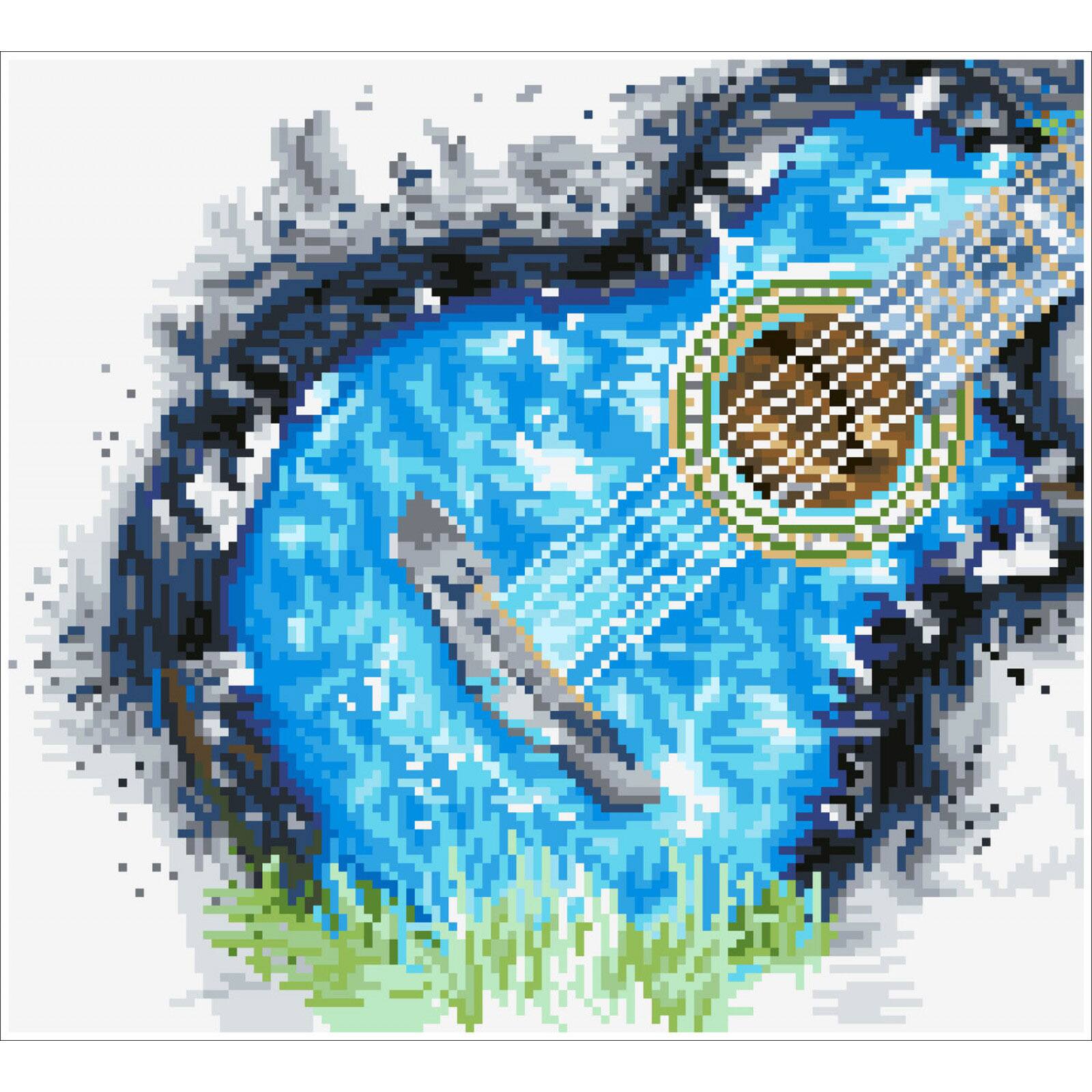 Diamond Dotz® Intermediate Blue Grass Diamond Painting Kit 