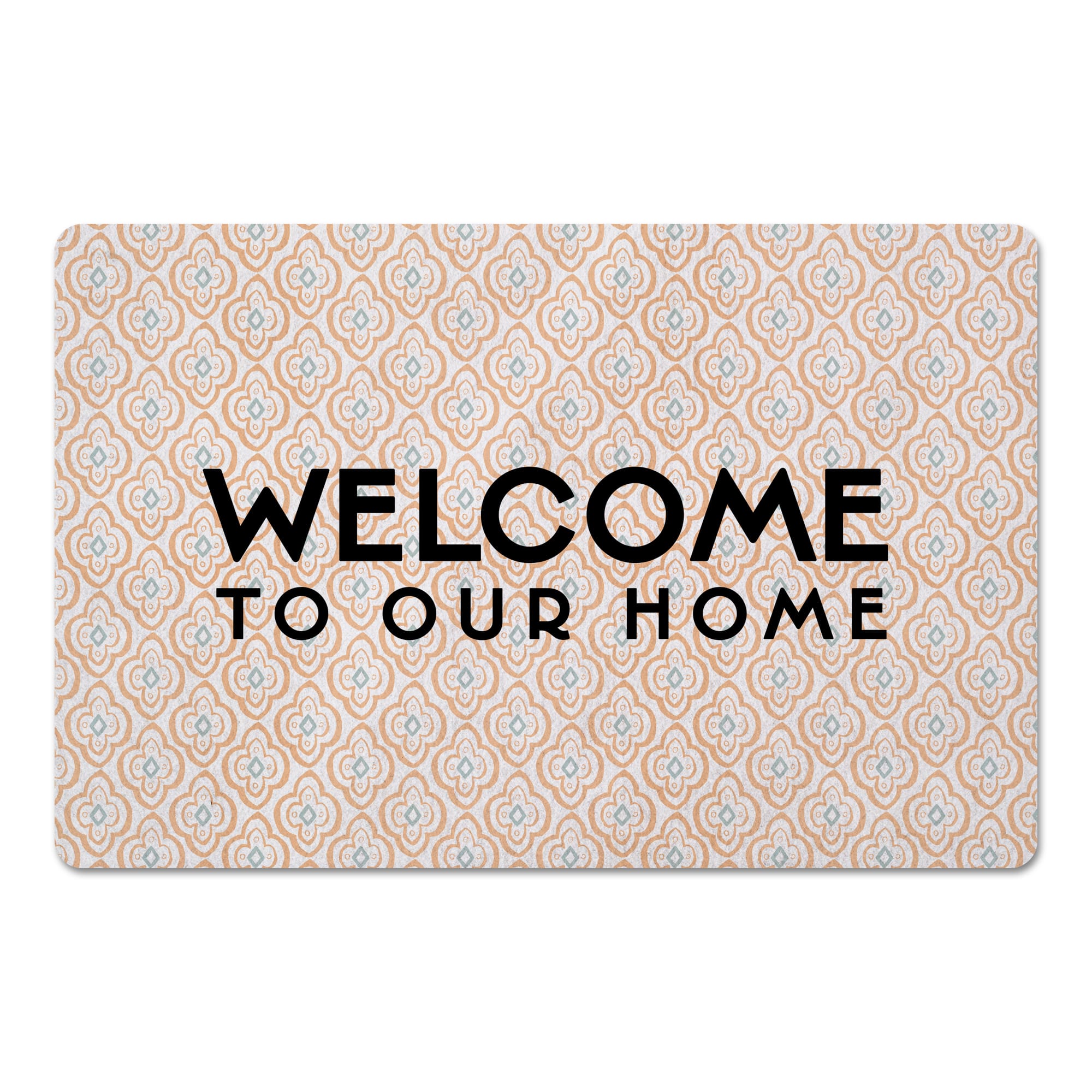Welcome Quatre Floor Mat