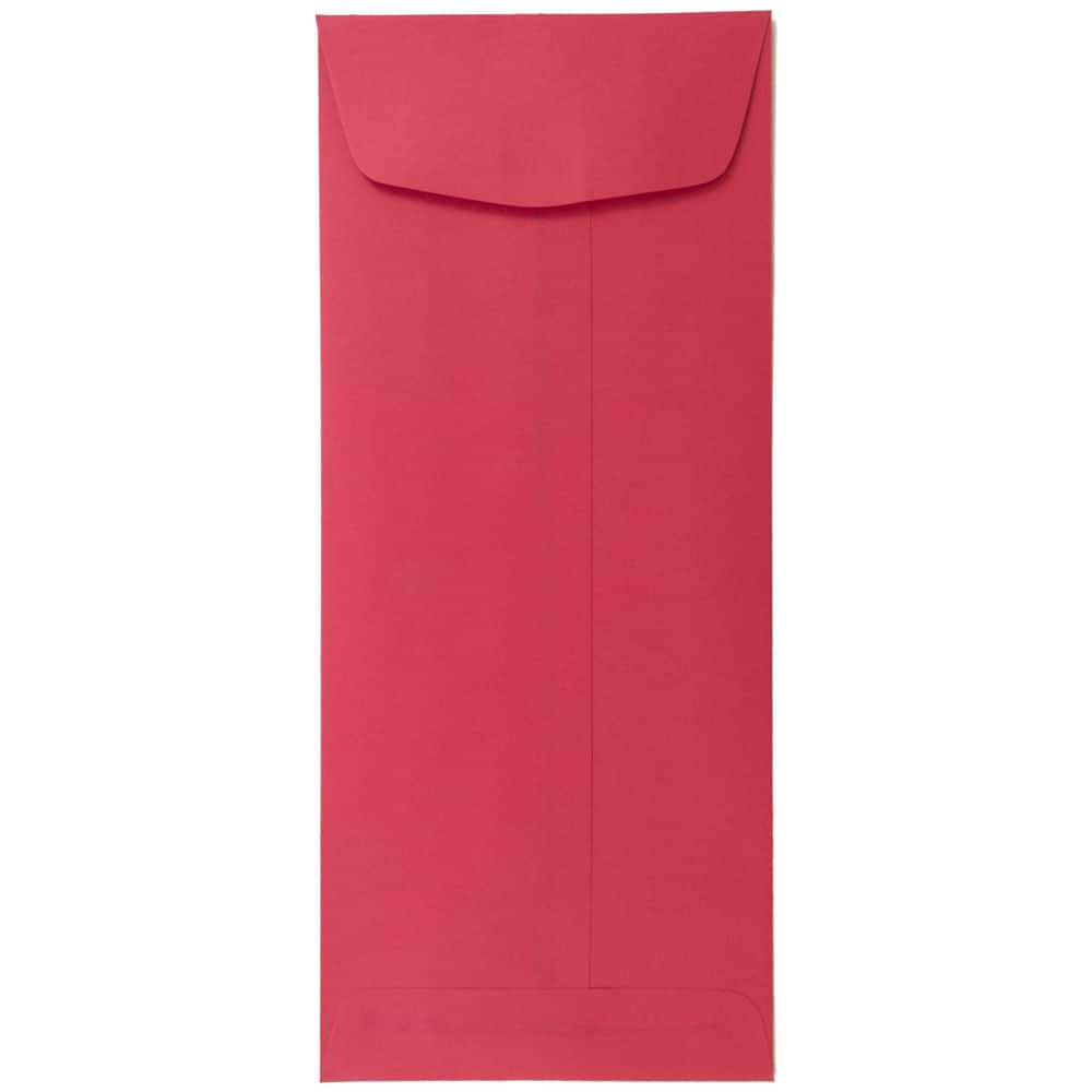 JAM Paper #11 Brite Hue Christmas Red Policy Colored Envelopes, 25ct.
