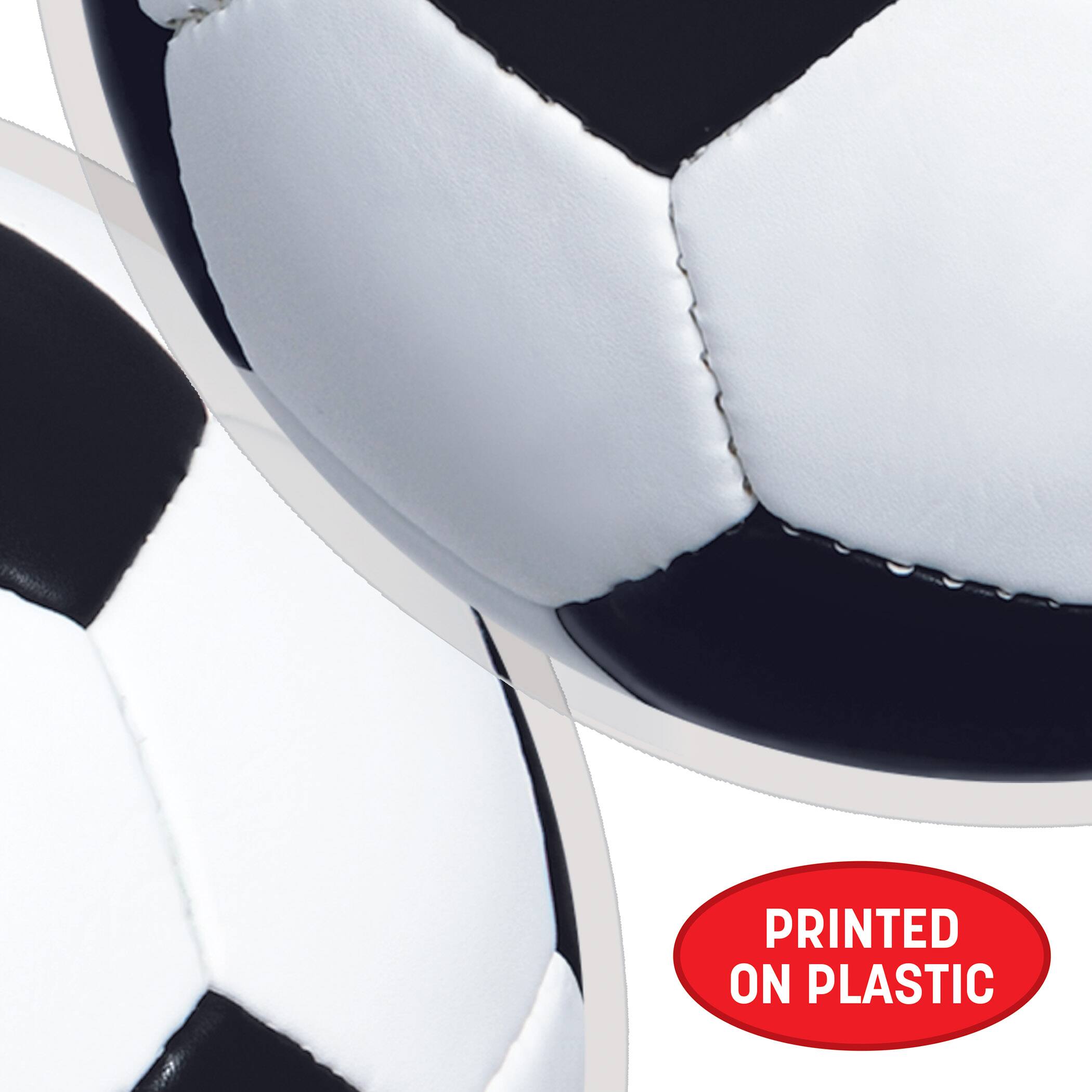 Beistle 13" Soccer Ball Plastic Placemats, 4ct.