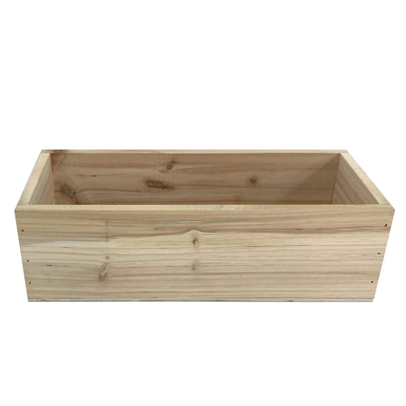 6 Pack: 12" Wooden Box by Make Market®