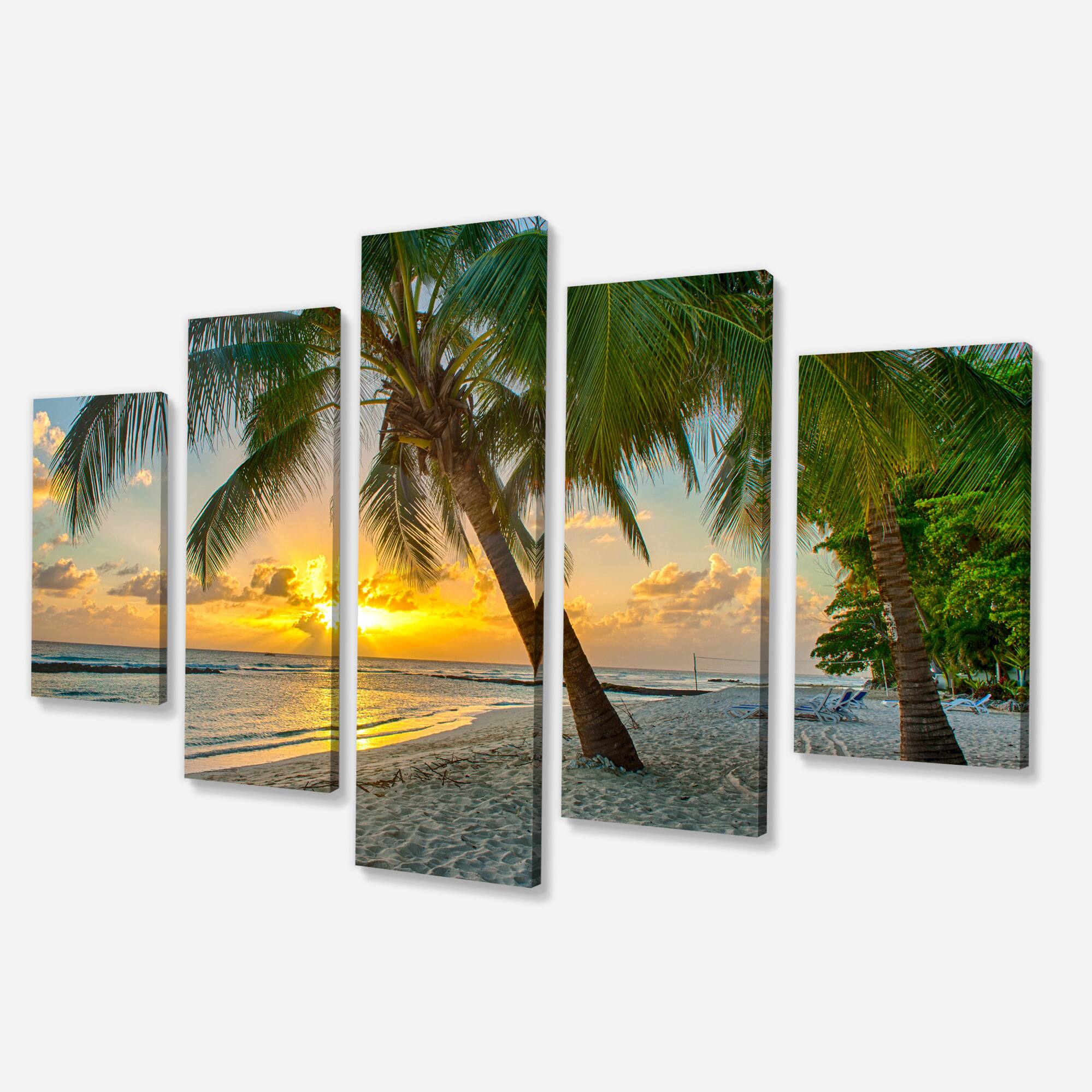 Designart - Beach in Caribbean Island of Barbados