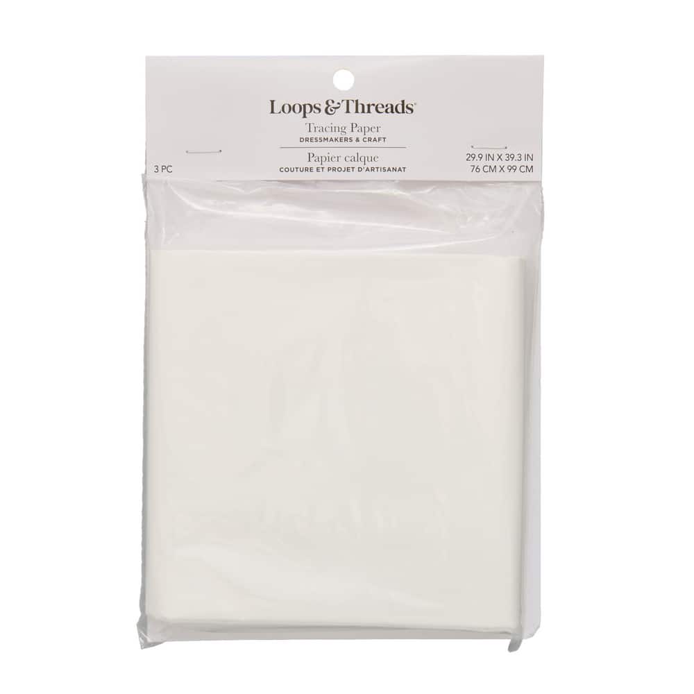 29.9" x 39.3" Dressmaker & Craft Tracing Paper, 3ct. by Loops & Threads®