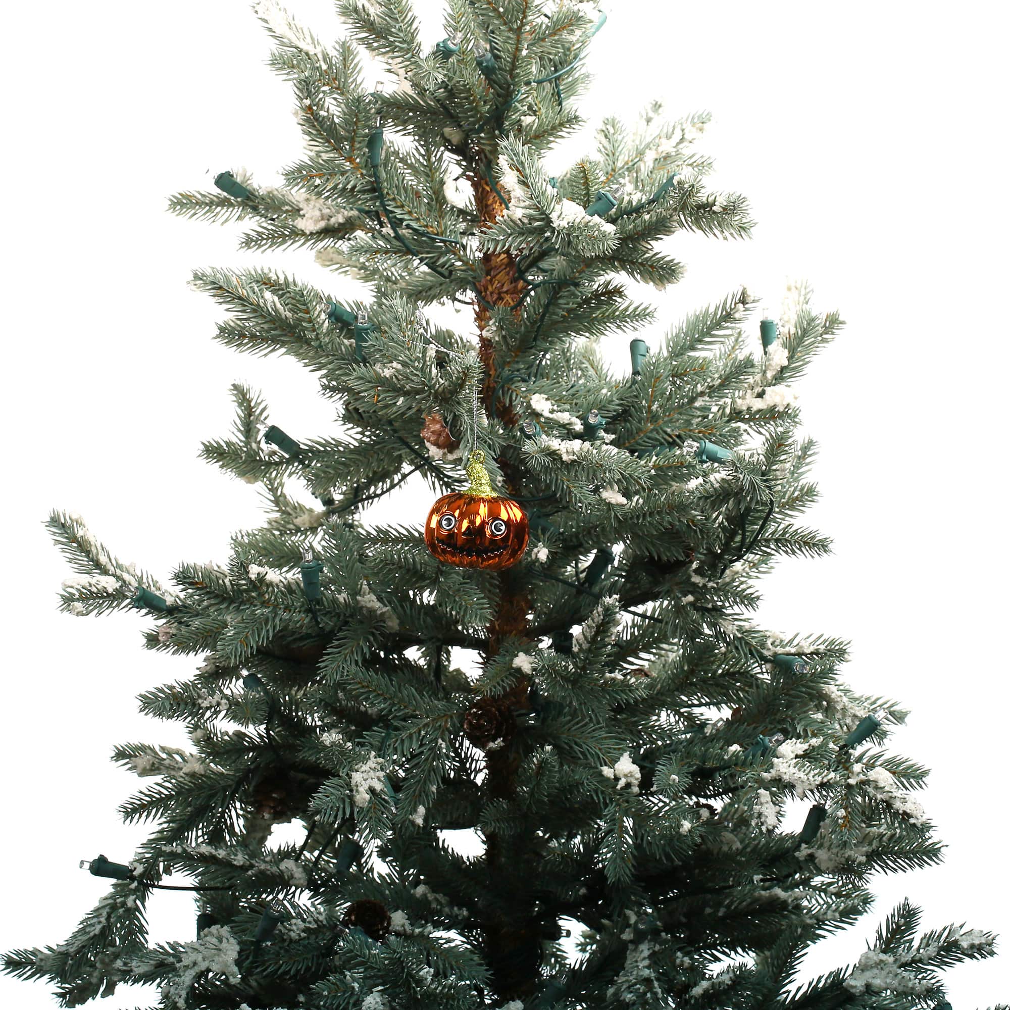 3 Pack 60mm Glitter Jack-o'-Lantern Shatterproof Ornaments by Ashland®