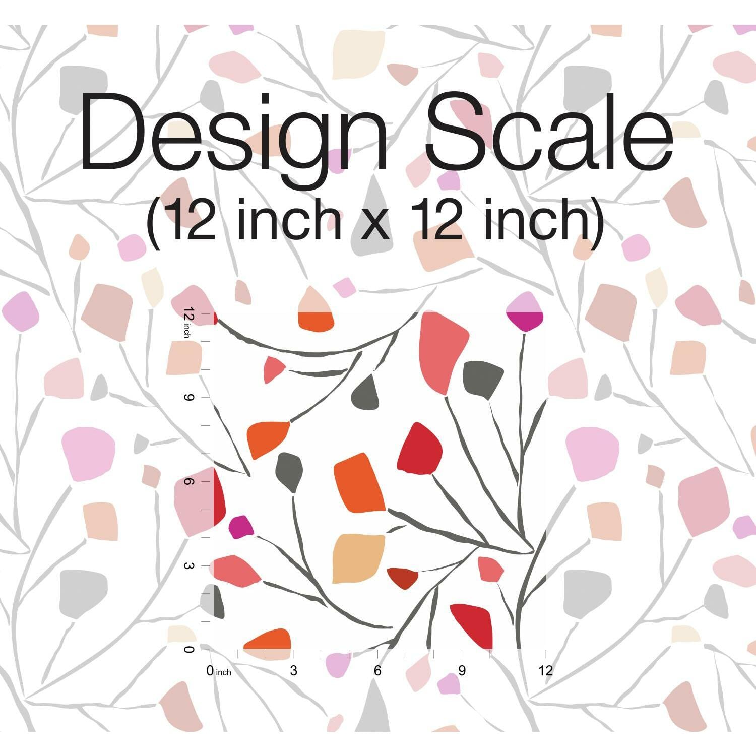 RoomMates Red Terrazzo Branch Peel & Stick Wallpaper