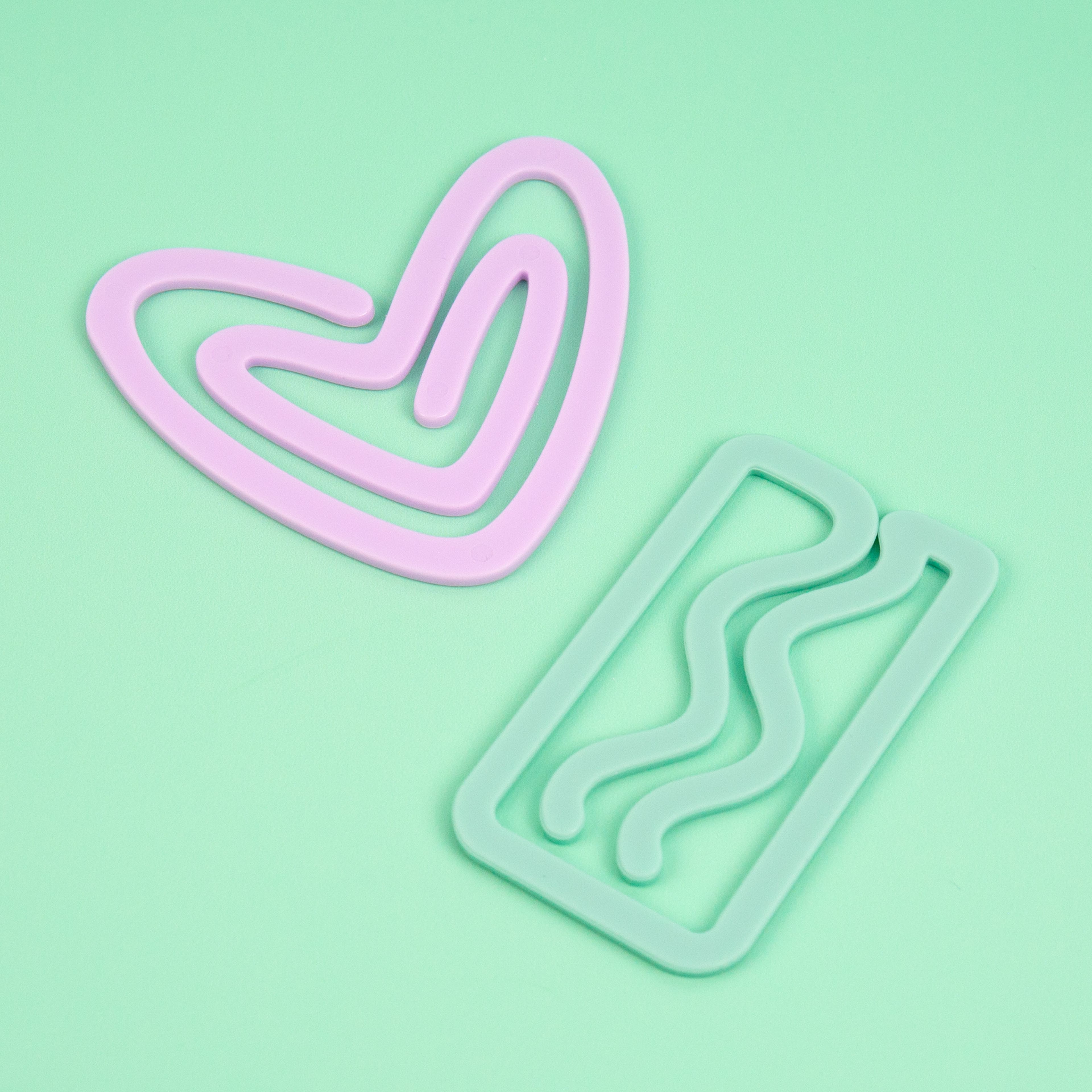 Oversized Purple Heart Paper Clip
