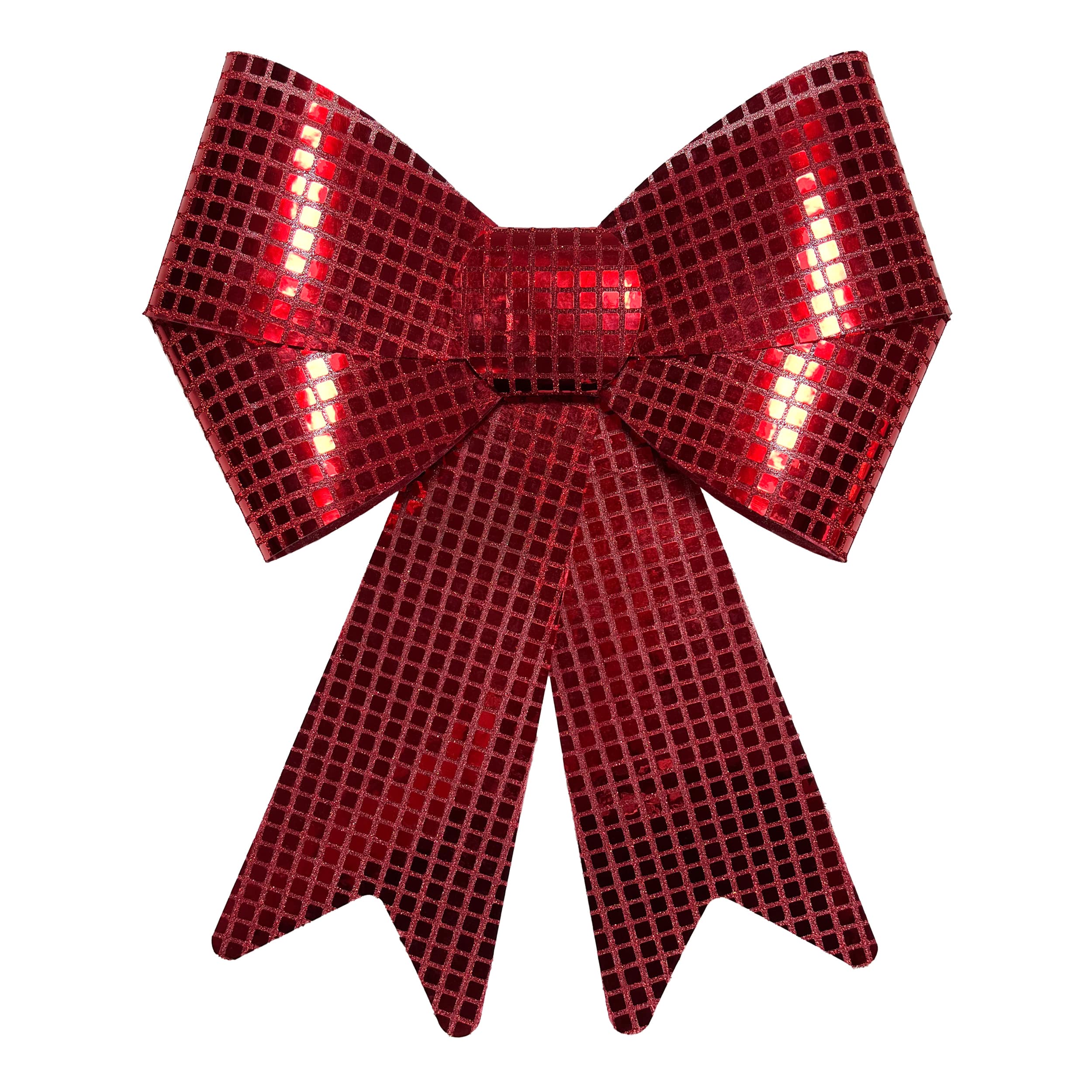 18" Red Disco PVC Bow by Celebrate It®