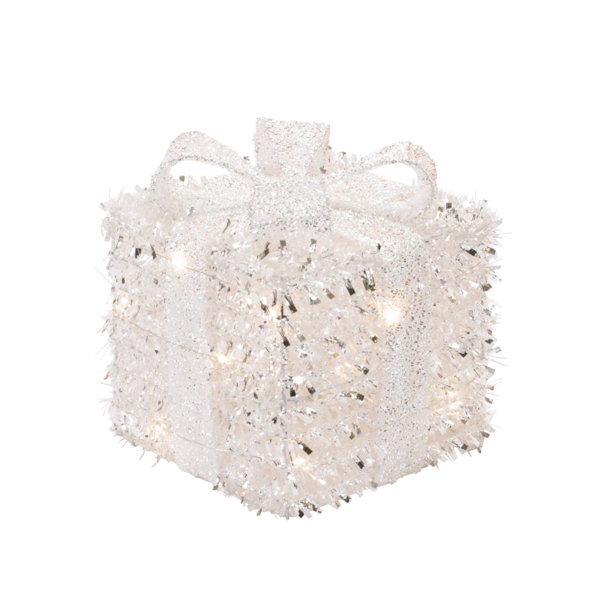 Melrose LED Tinsel Package with Bow Set