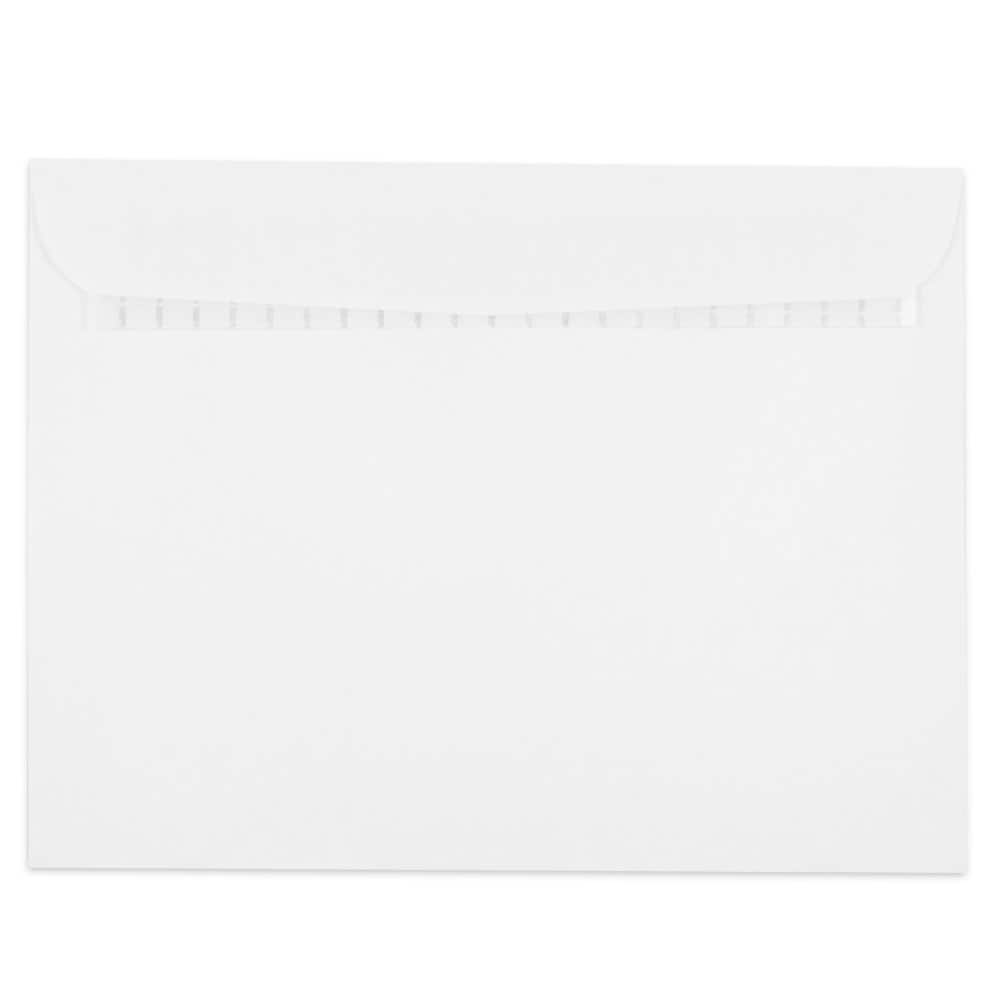 JAM Paper 9.5" x 12.5" White Commercial Booklet Envelopes, 500ct.