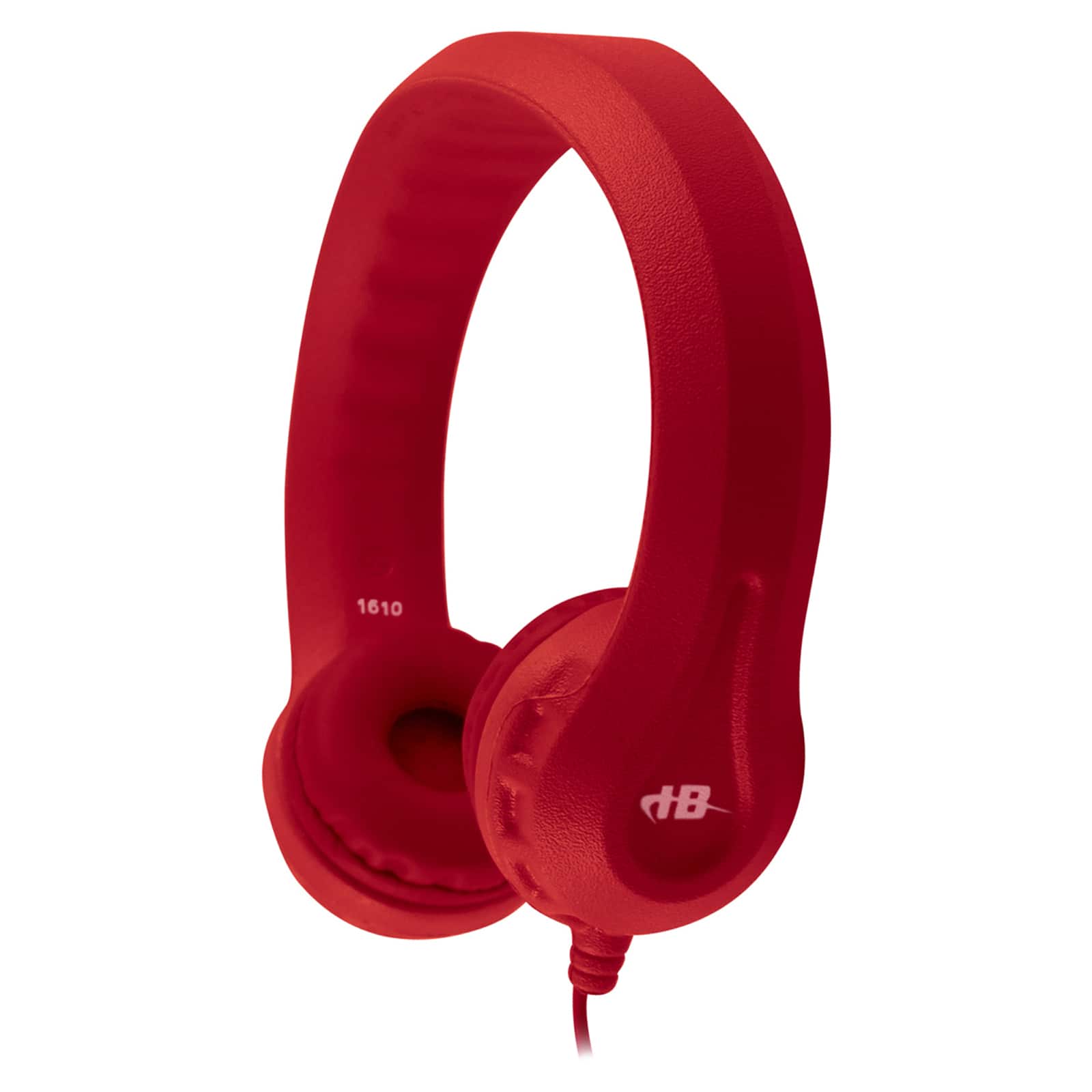 HamiltonBuhl® Flex-Phones™ Red Indestructible Foam Headphones