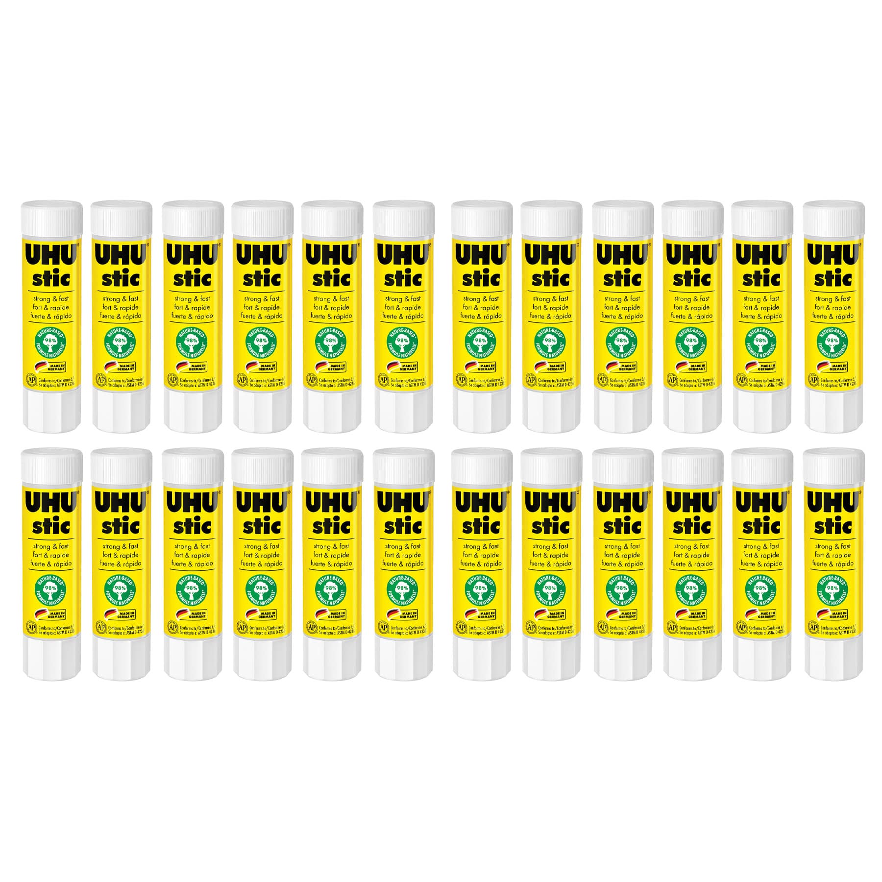 STAEDTLER® Clear UHU® Stic Permanent Glue Sticks