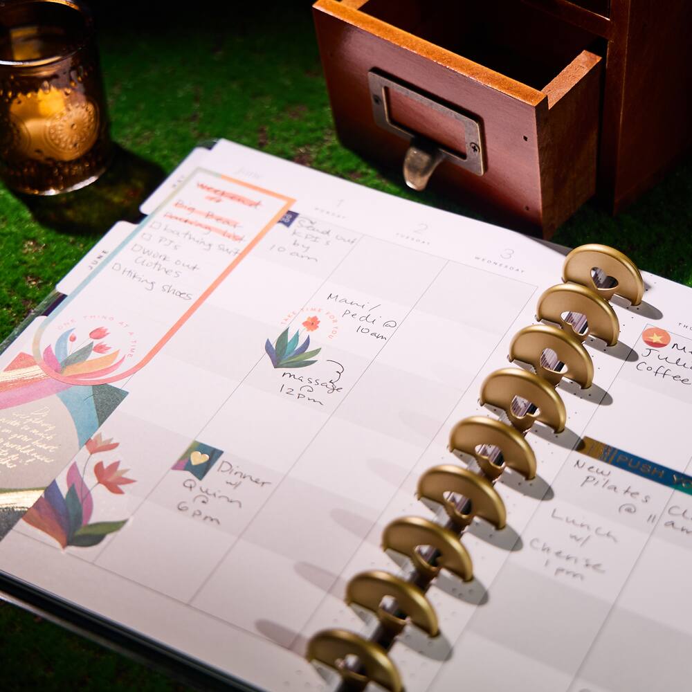 Le planificateur classique Happy Planner Énergie florale
