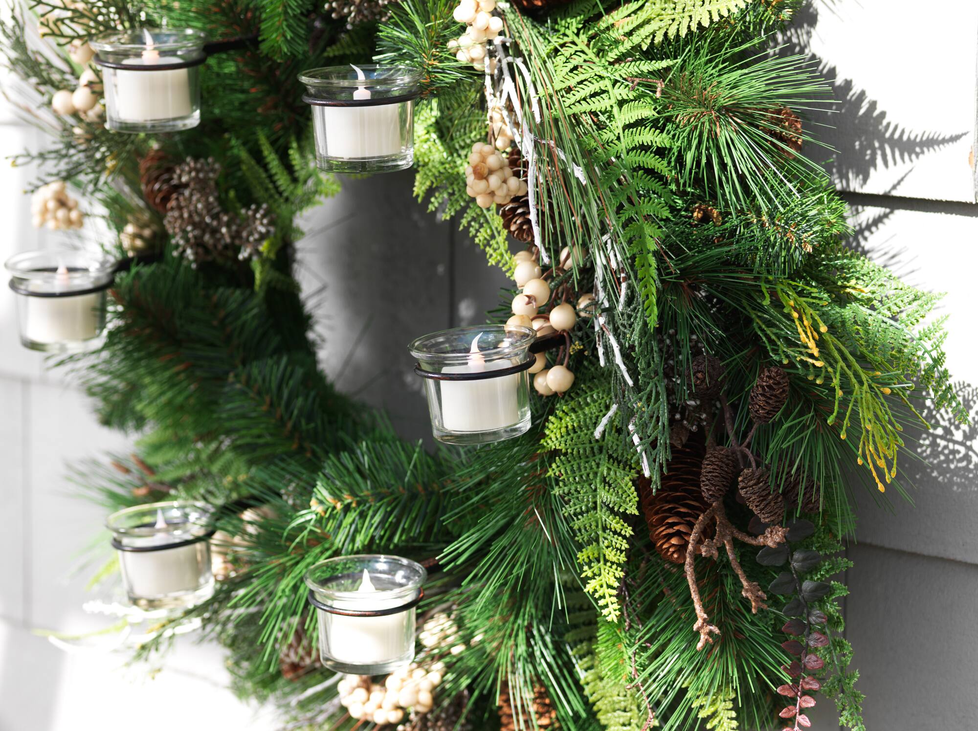 Black Metal Tiered Votive Holder Stand Set