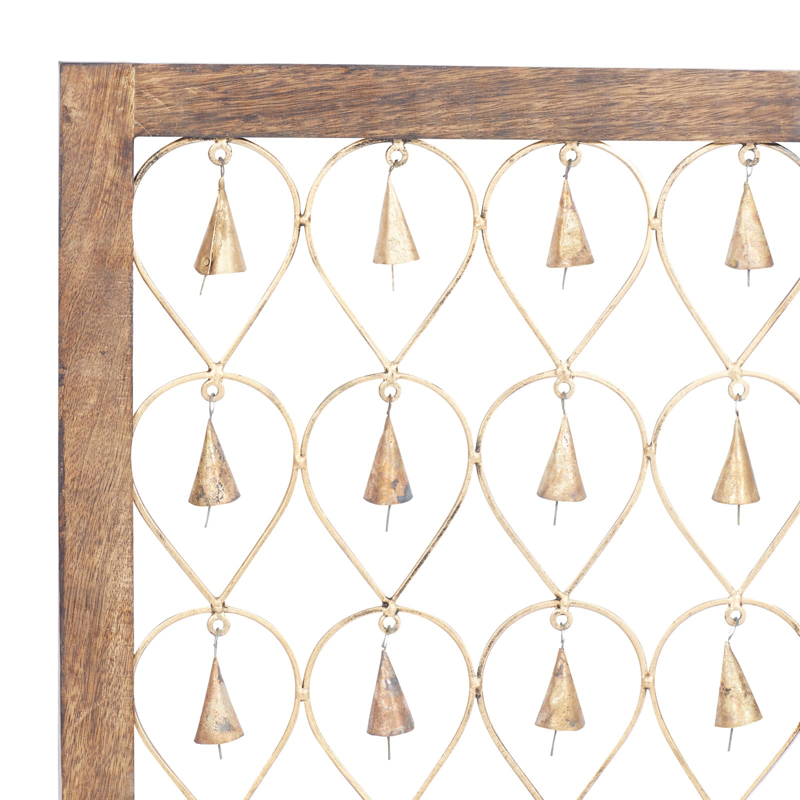 16" Brown Mango Wood Farmhouse Wall Decor, 2ct.