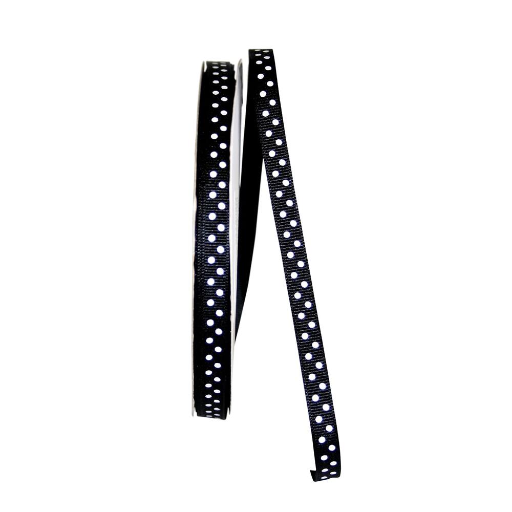 JAM Paper 3/8"x 50yd. Grosgrain Confetti Dots Ribbon