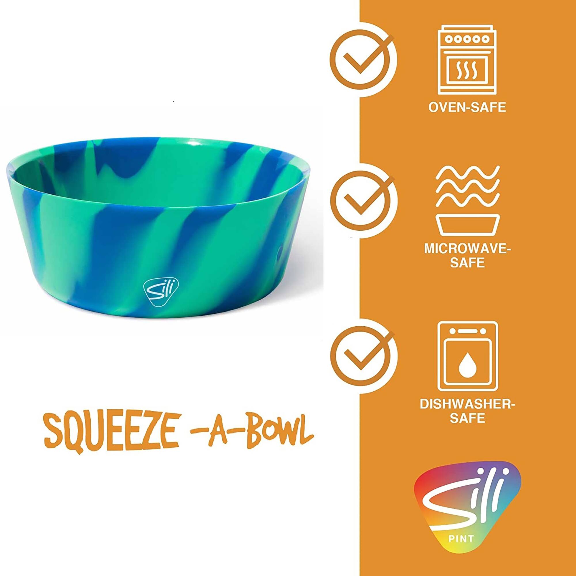 Silipint® 18oz. Deep Pool & Headwaters Silicone Squeeze-A-Bowl Set