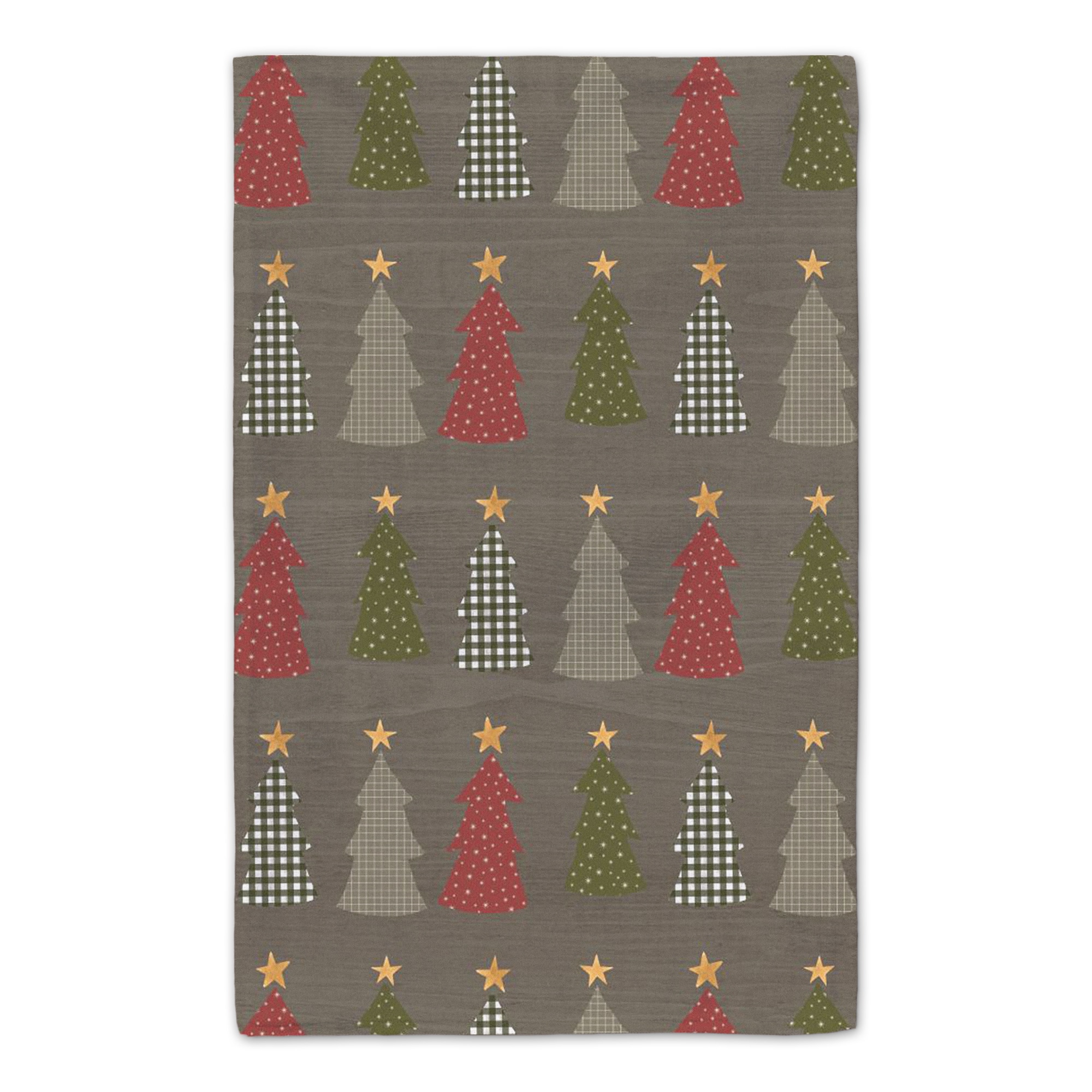 Sweater Weather Tree Pattern Tea Towel Set