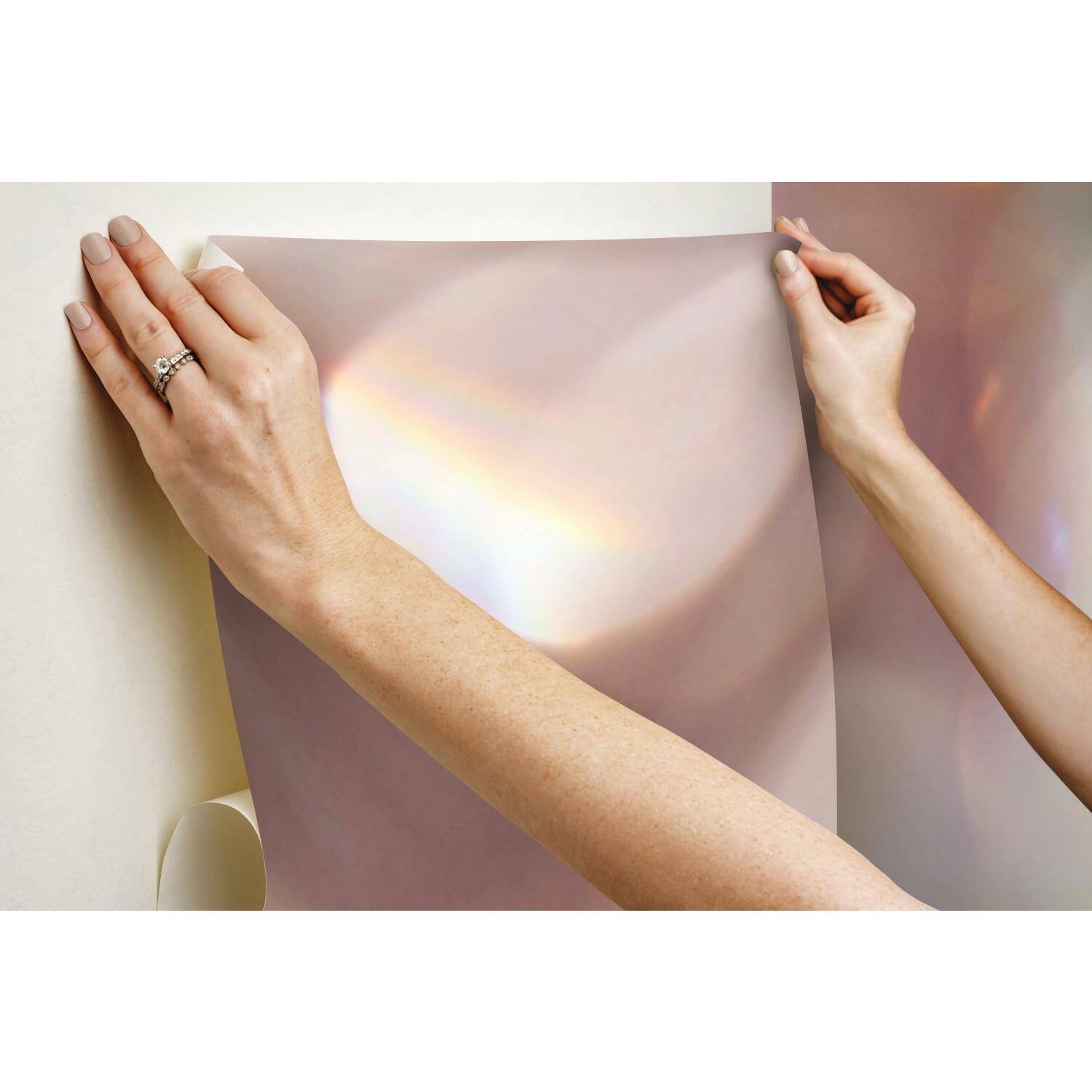 RoomMates Shimmering Dots Mural Peel & Stick Wallpaper