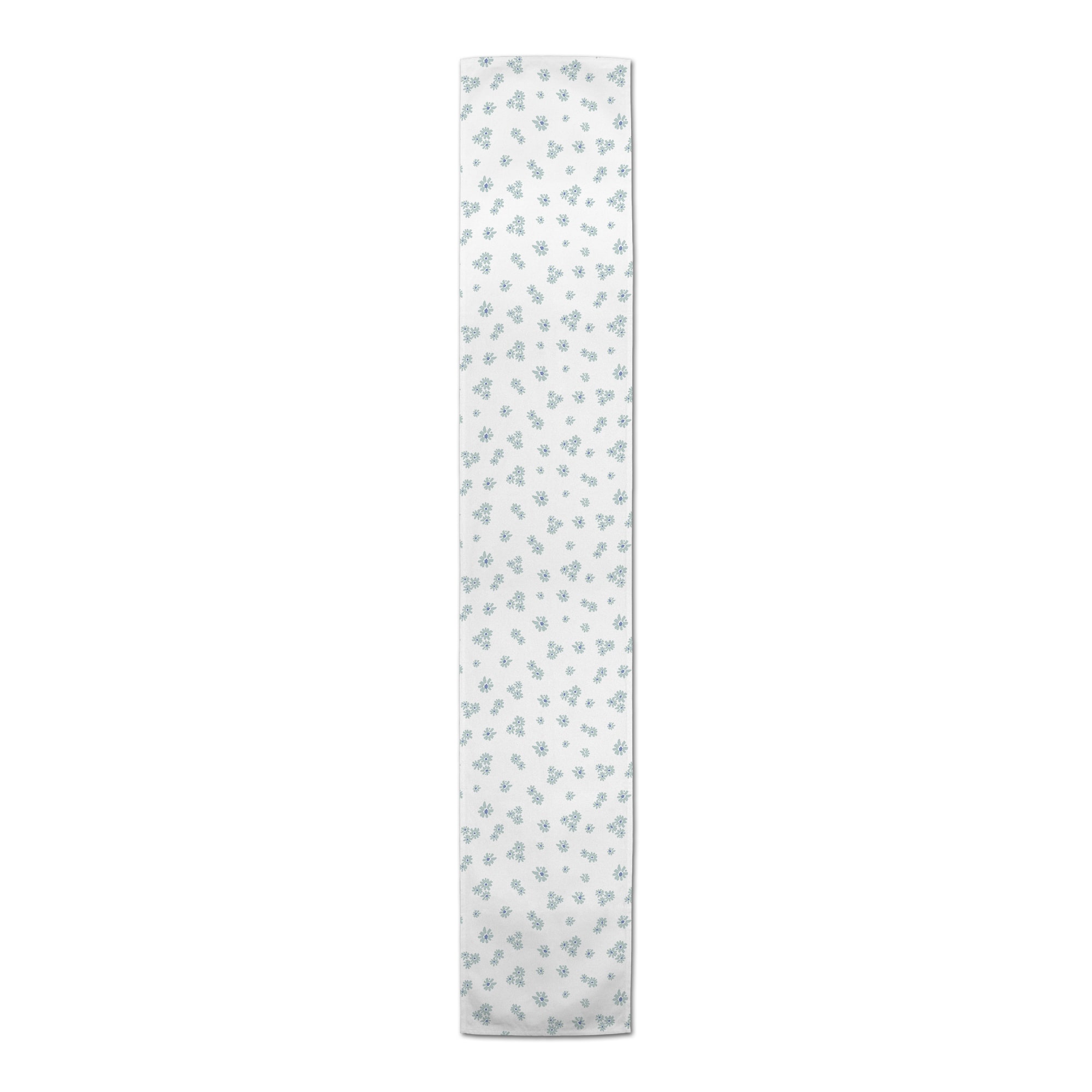 90" Daisy Pattern Cotton Twill Table Runner