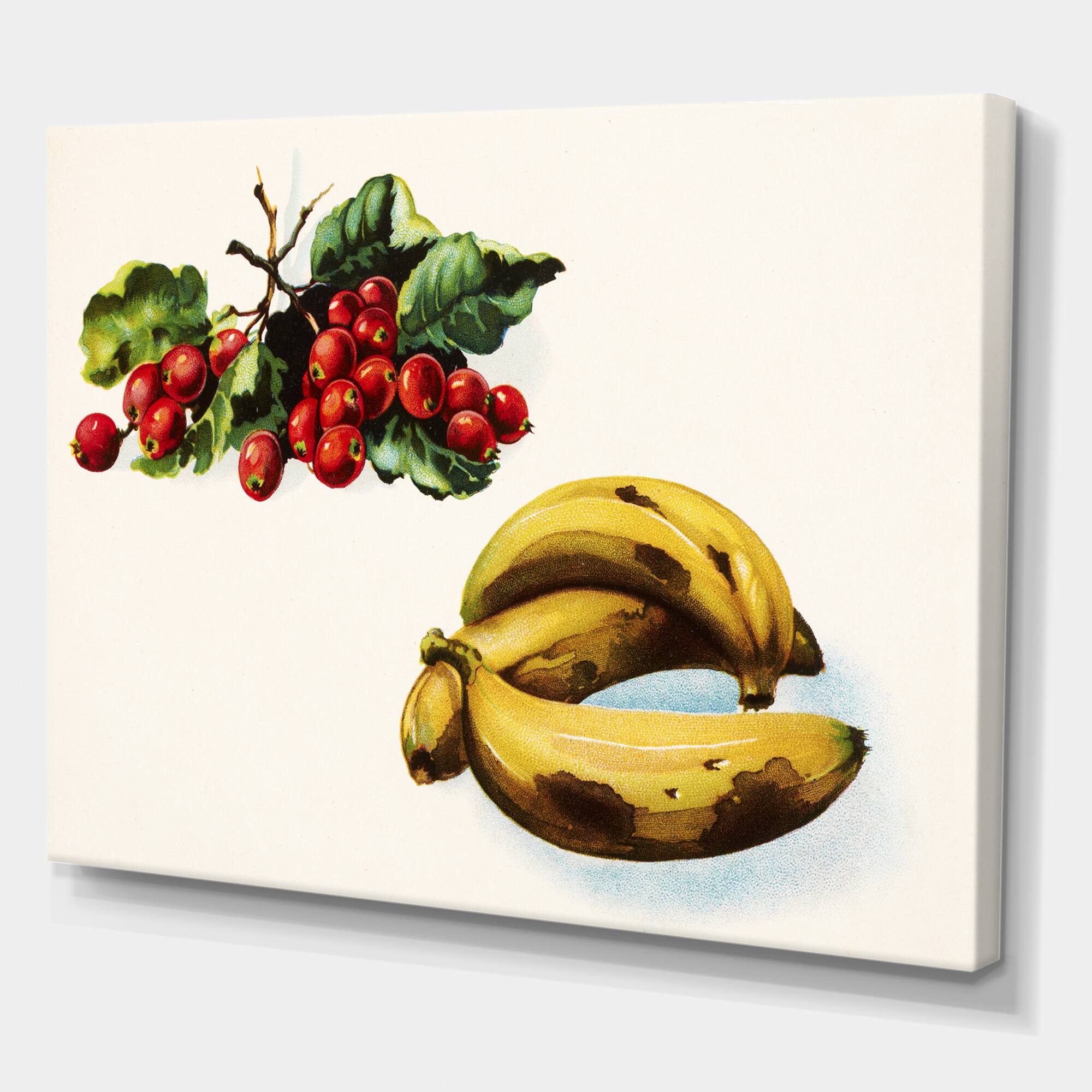 Designart - Banana and Red Berries