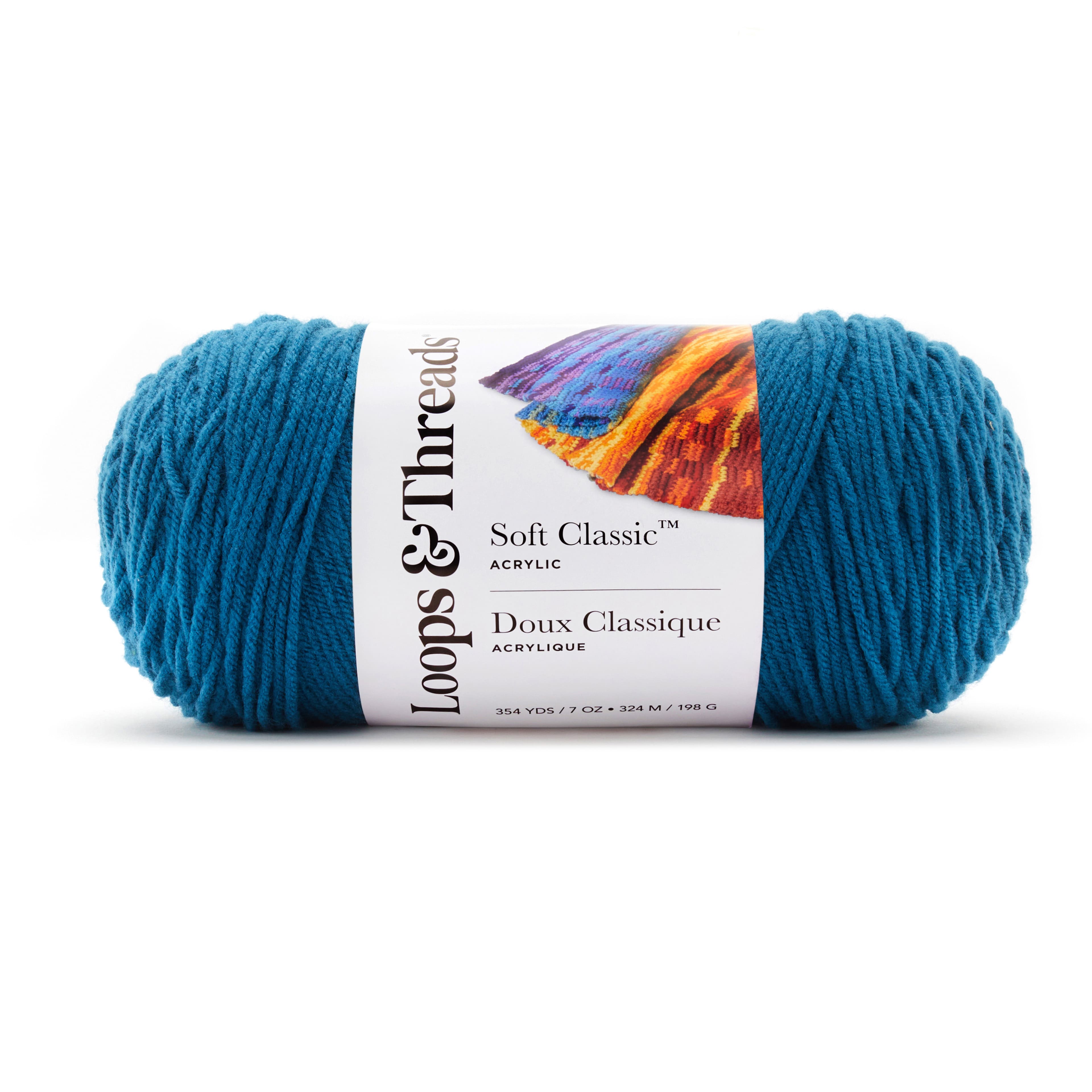 12 Pack: Soft Classic™ Solid Yarn by Loops & Threads®