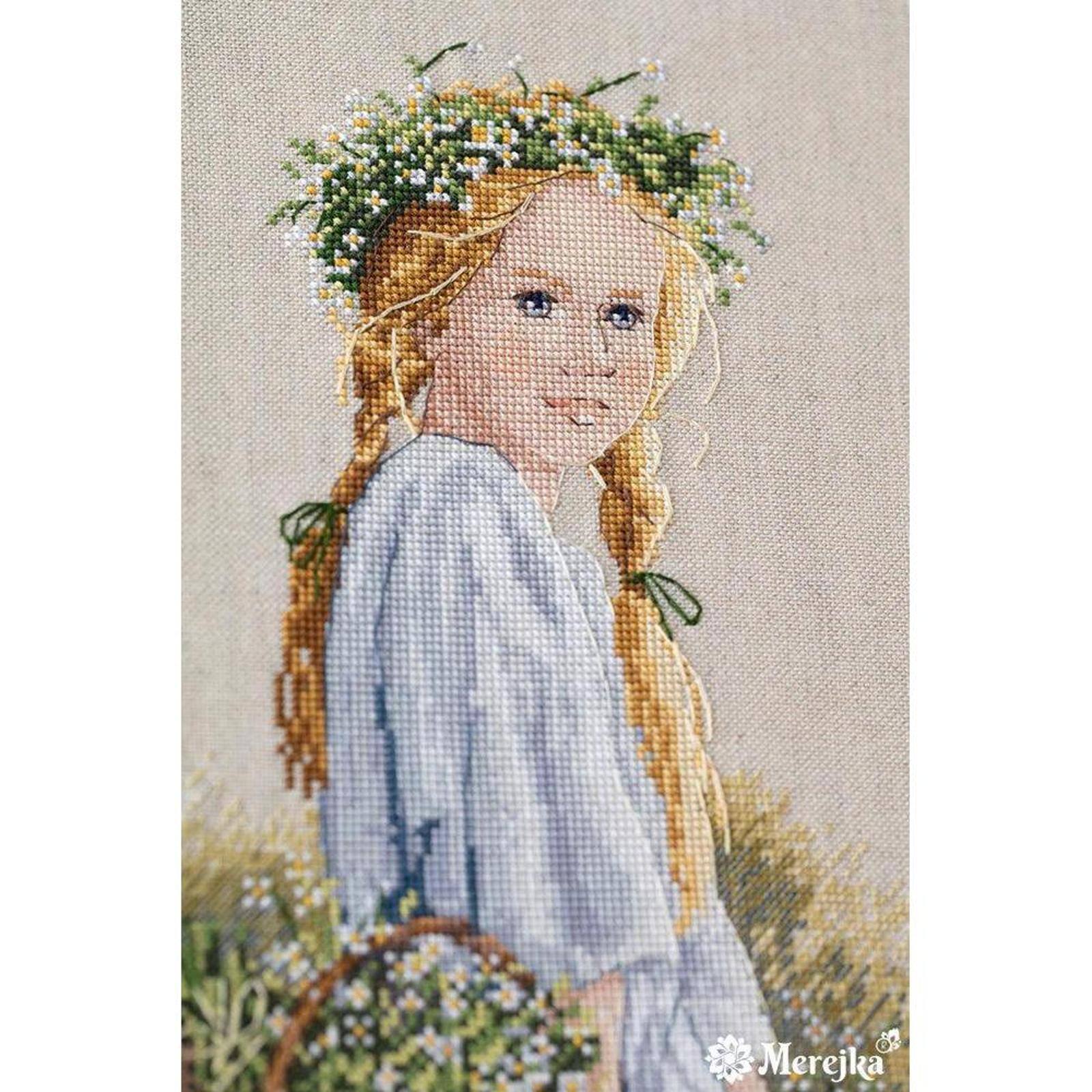 Merejka® Daisies Counted Cross Stitch Kit