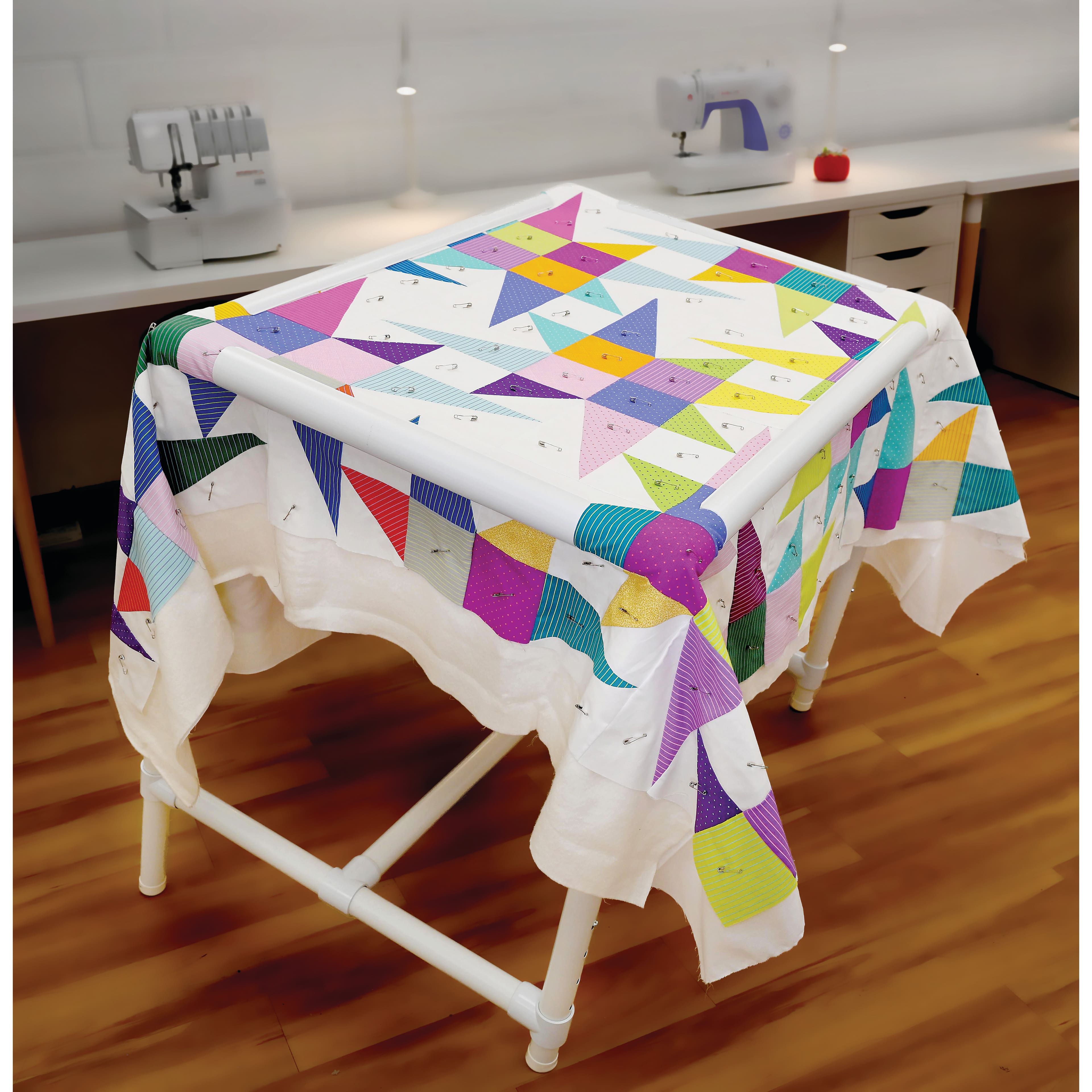 Dritz® 35'' White Adjustable Quilter's Floor Frame