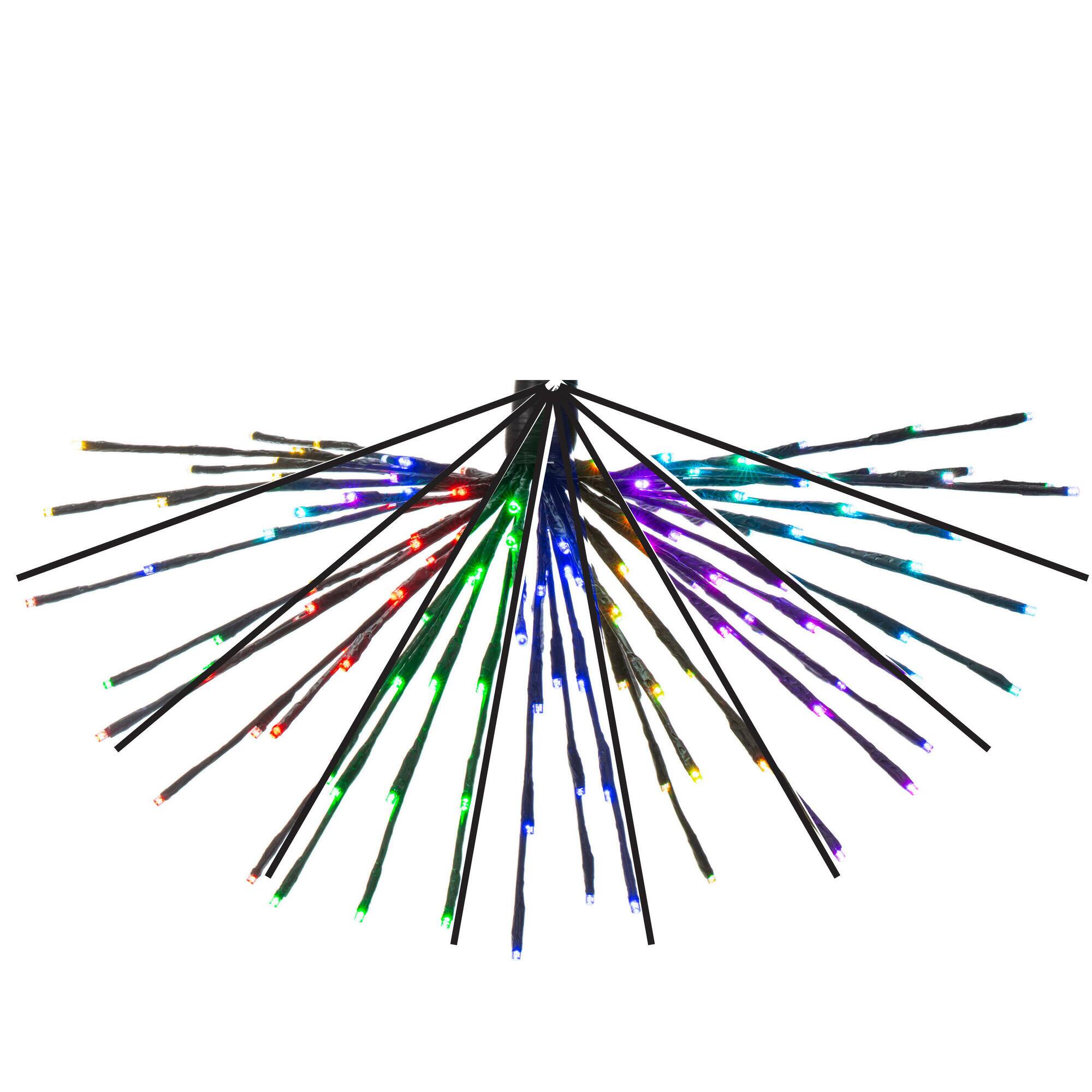 Vickerman 160ct. Black RGB-Warm White LED Starburst Light