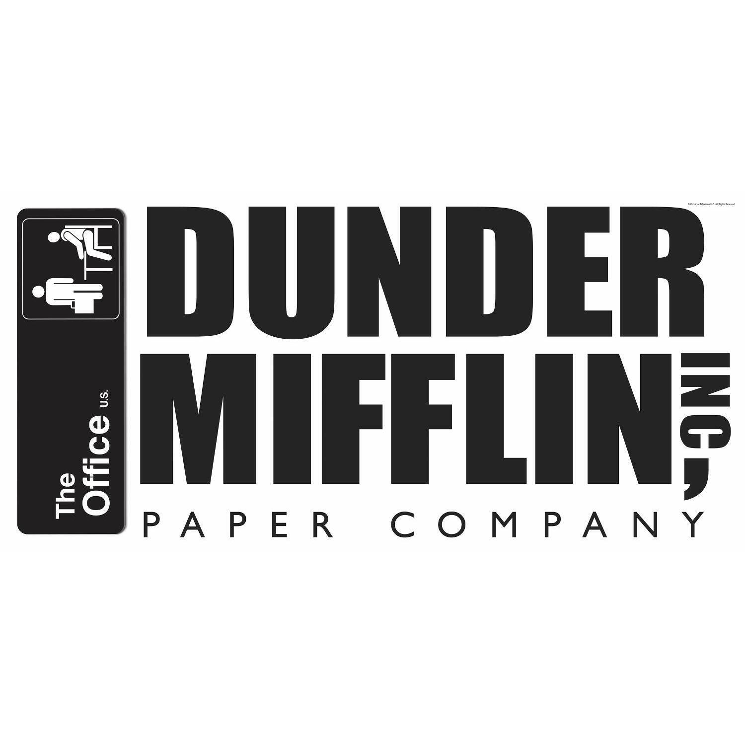 RoomMates The Office Dunder Mifflin Peel & Stick Giant Wall Decal