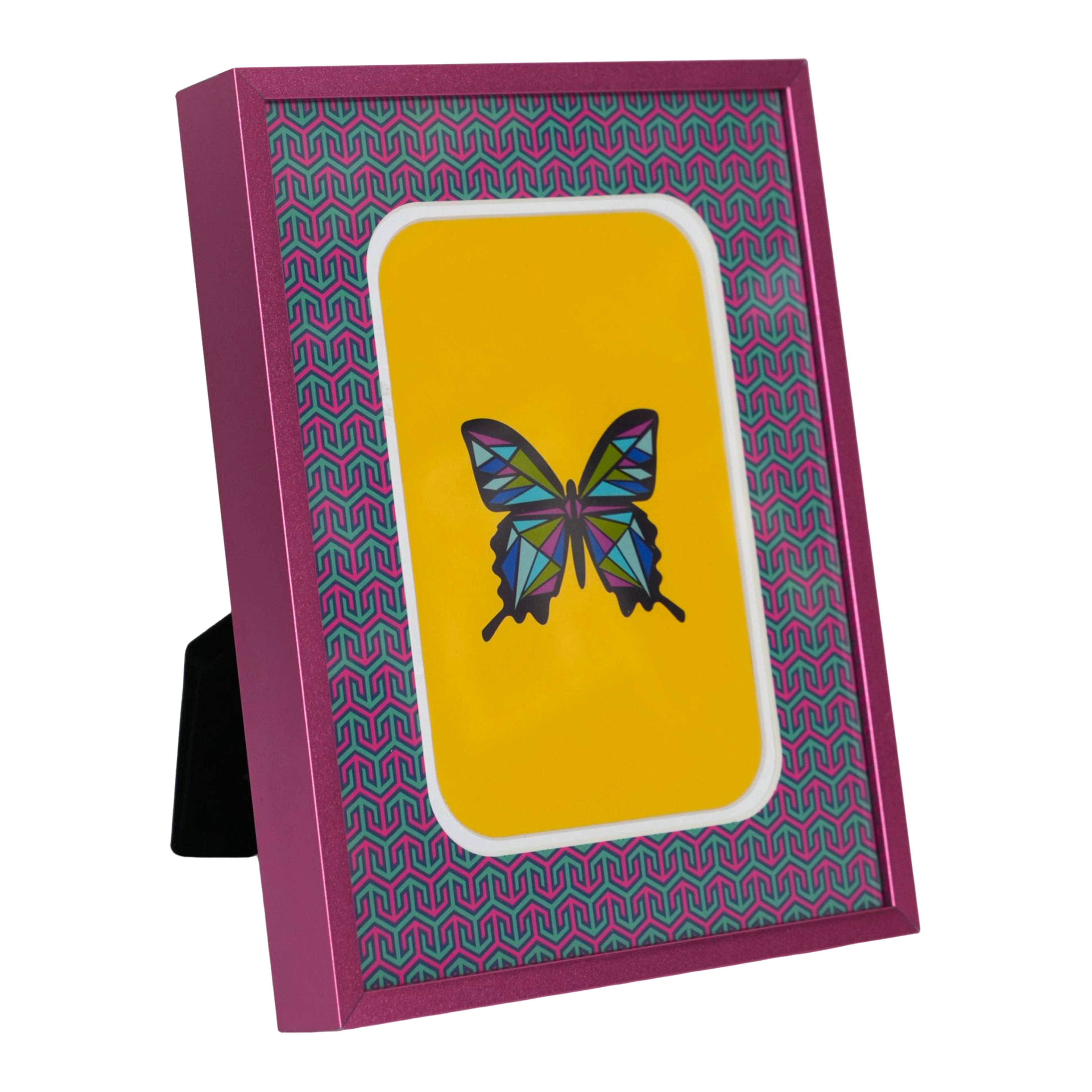 Jonathan Adler x Michaels 4" x 6" Pink Greek Key Matted Metal Tabletop Frame