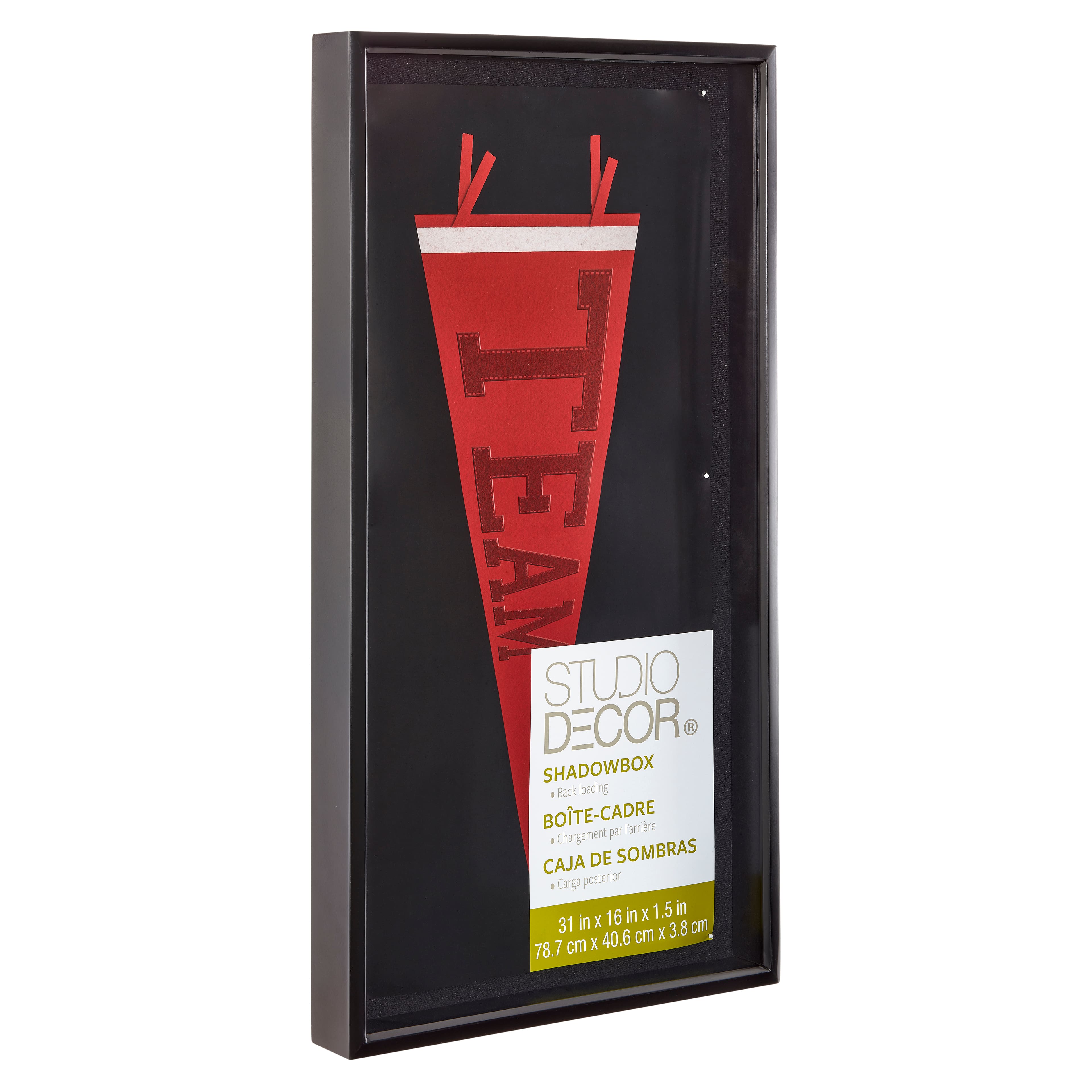 6 Pack: Black 16" x 31" Shadowbox by Studio Décor®