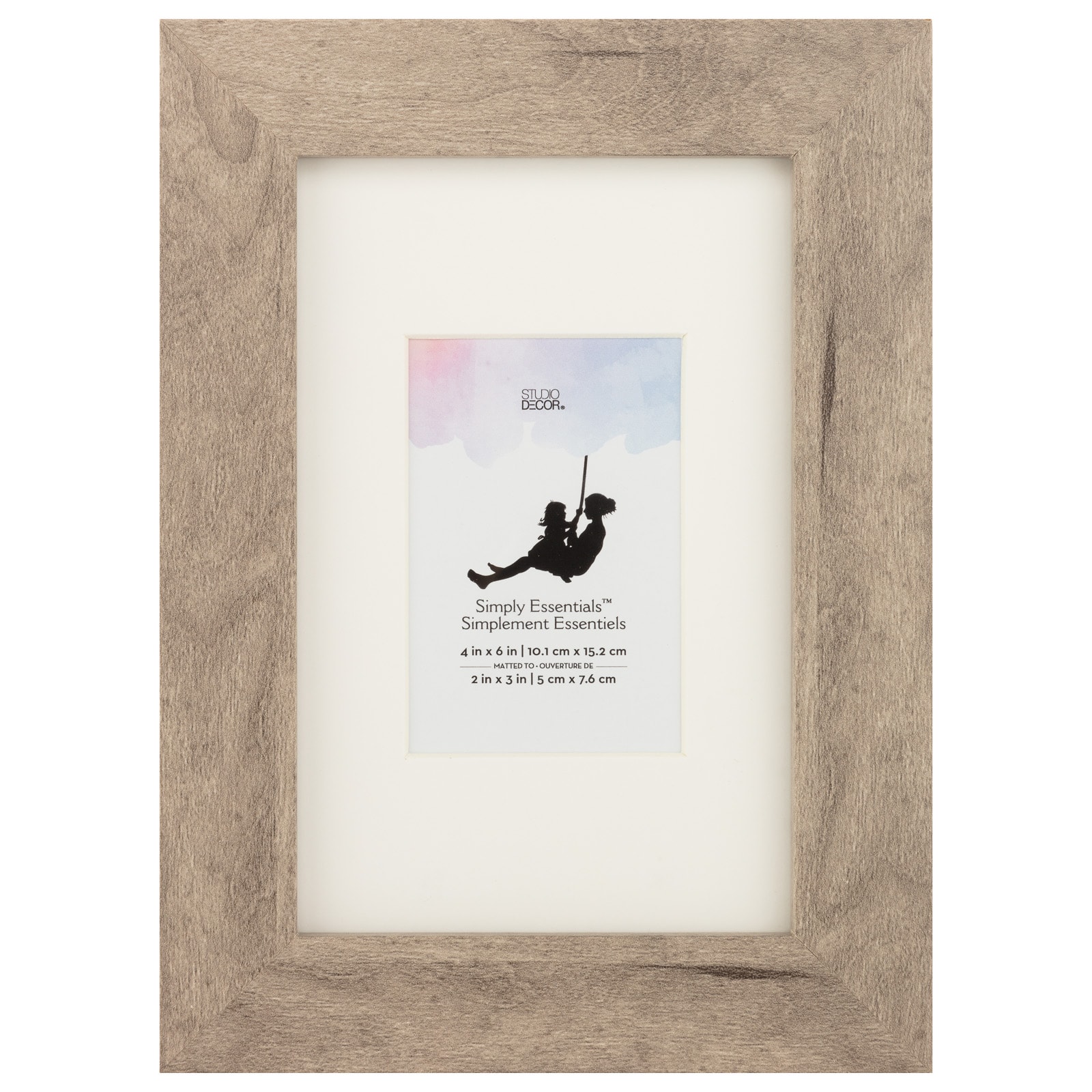Simply Essentials™ 2" x 3" Gray Frame by Studio Décor®