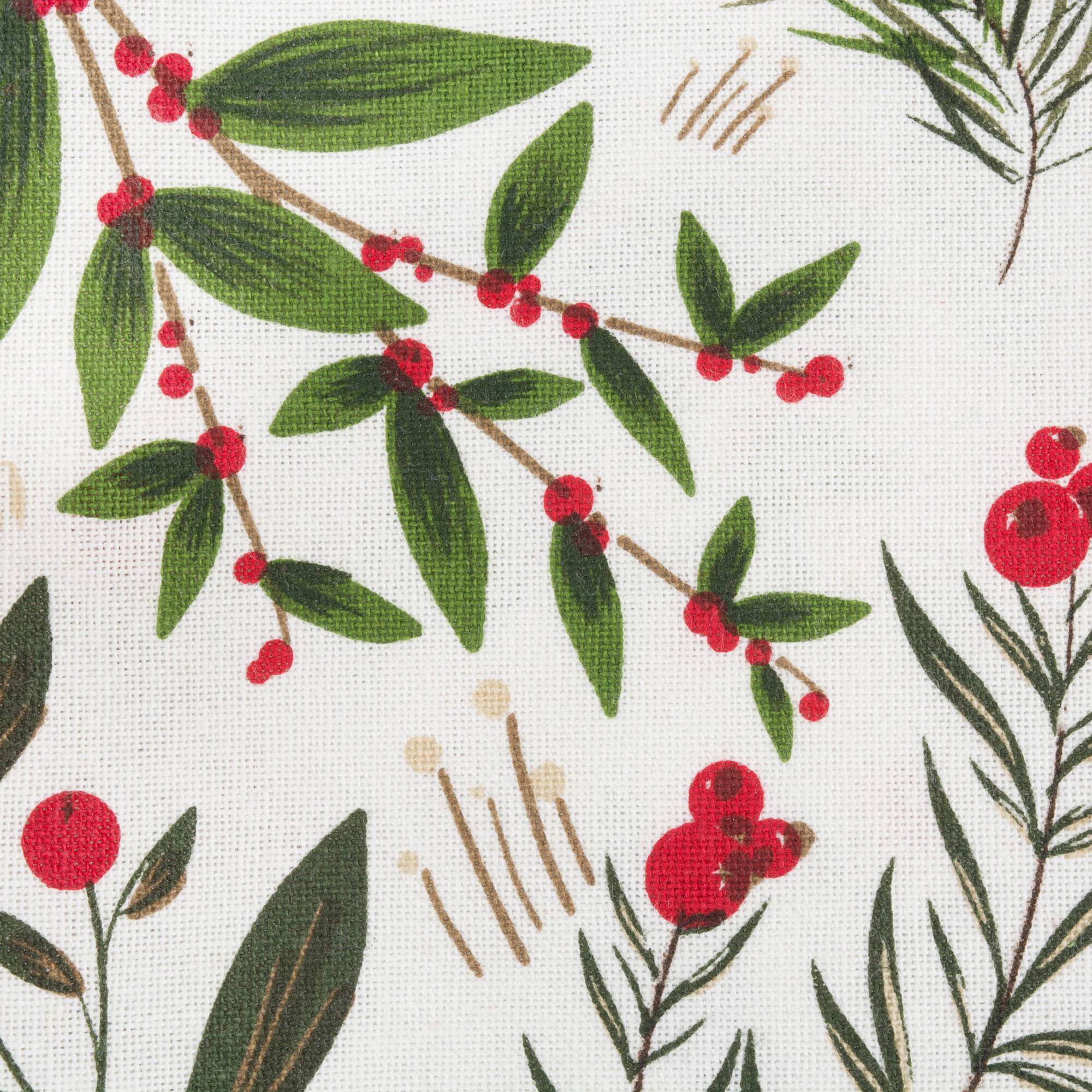DII® Holiday Sprigs Printed Dishtowel Set