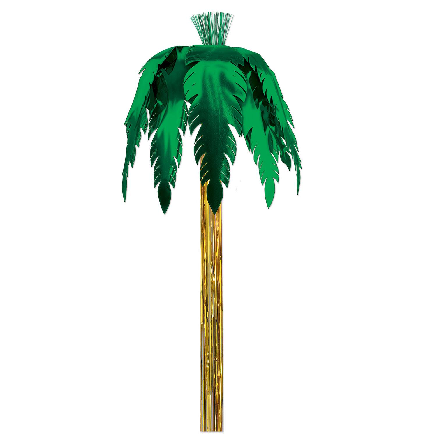 Beistle 9.25ft. Metallic Hanging Giant Royal Palm Décor
