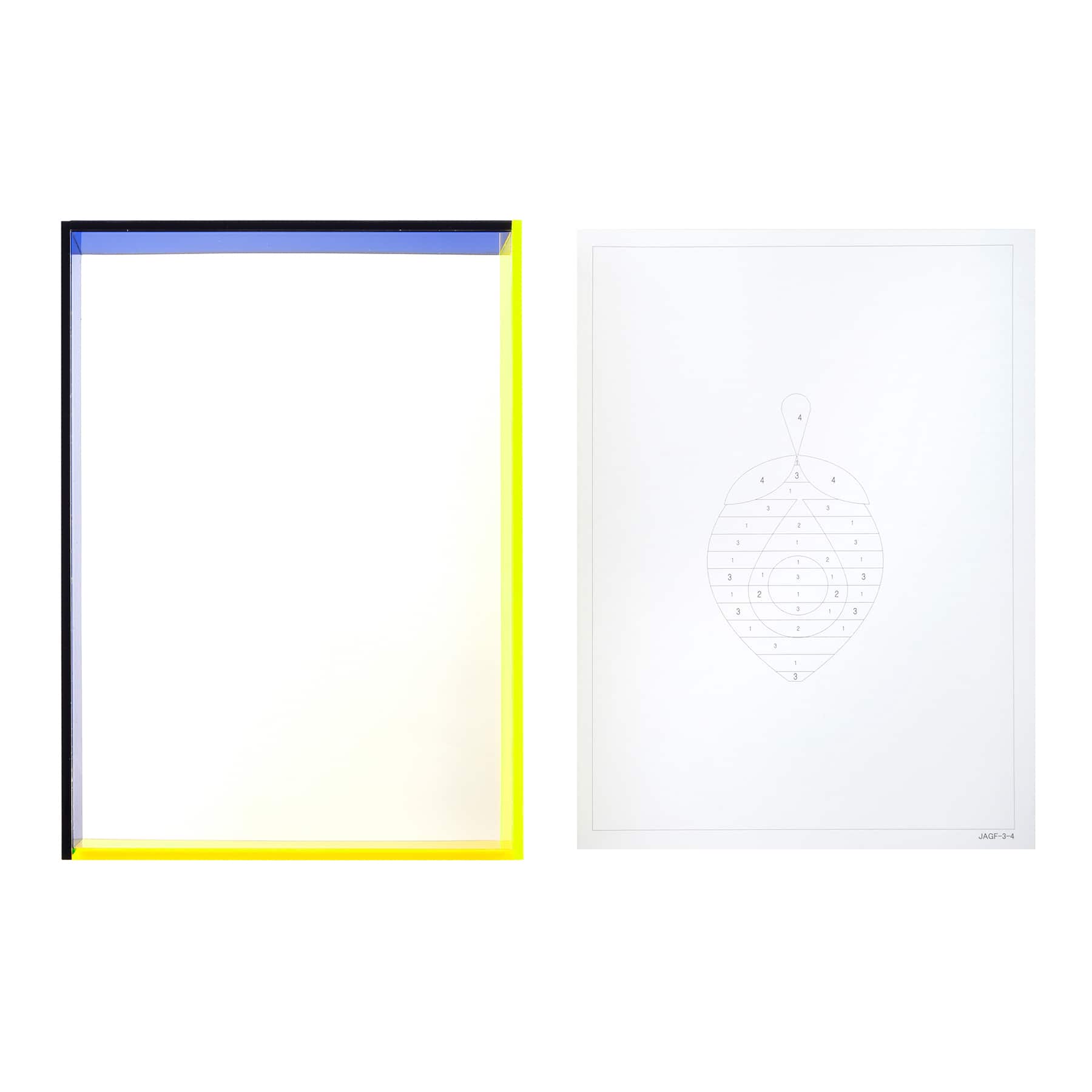 Jonathan Adler x Michaels 5" x 7" Lemon Paint-By-Number Acrylic Surface Kit