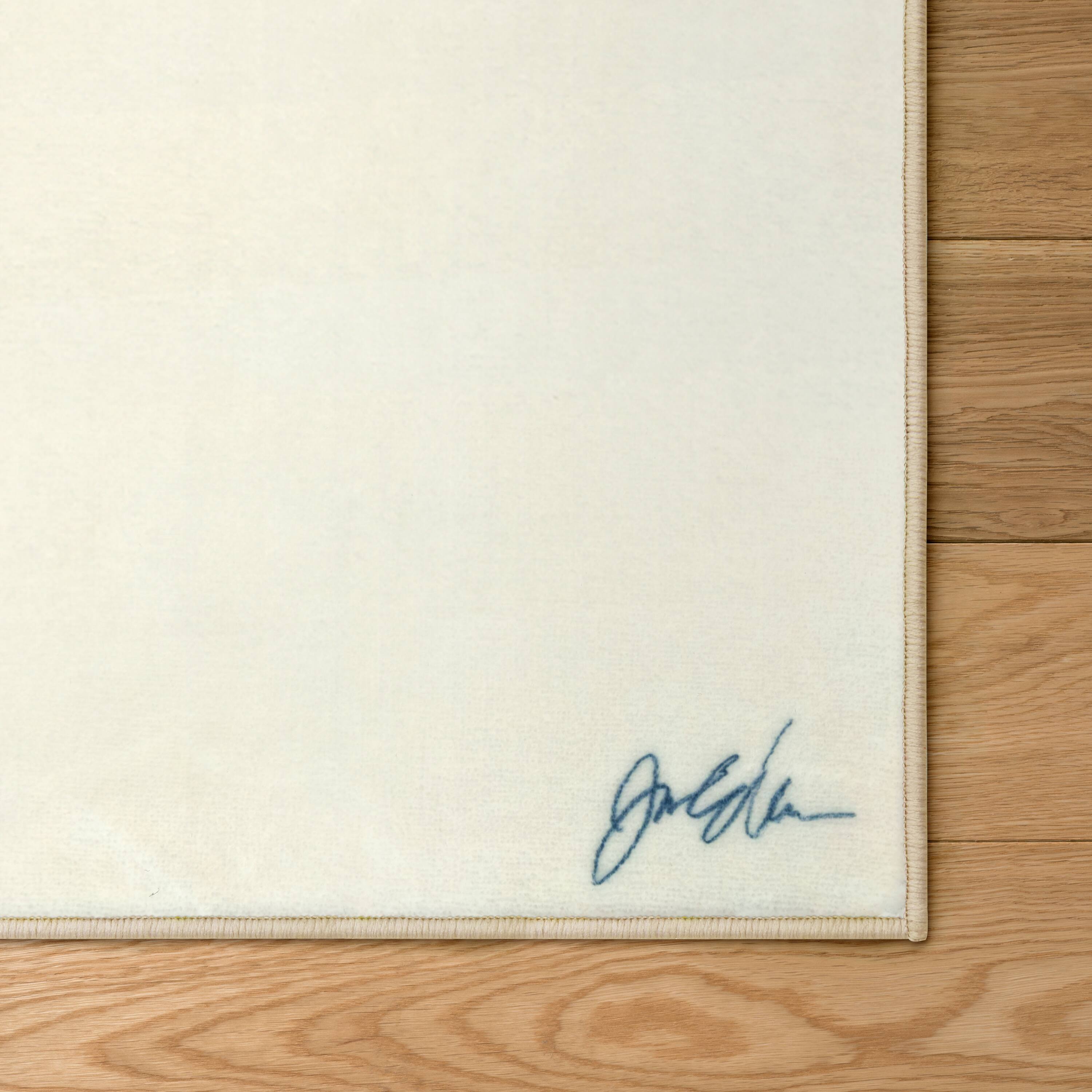 Empire Art Direct 5ft. x 7.5ft. Abstract Flock I Washable Area Rug
