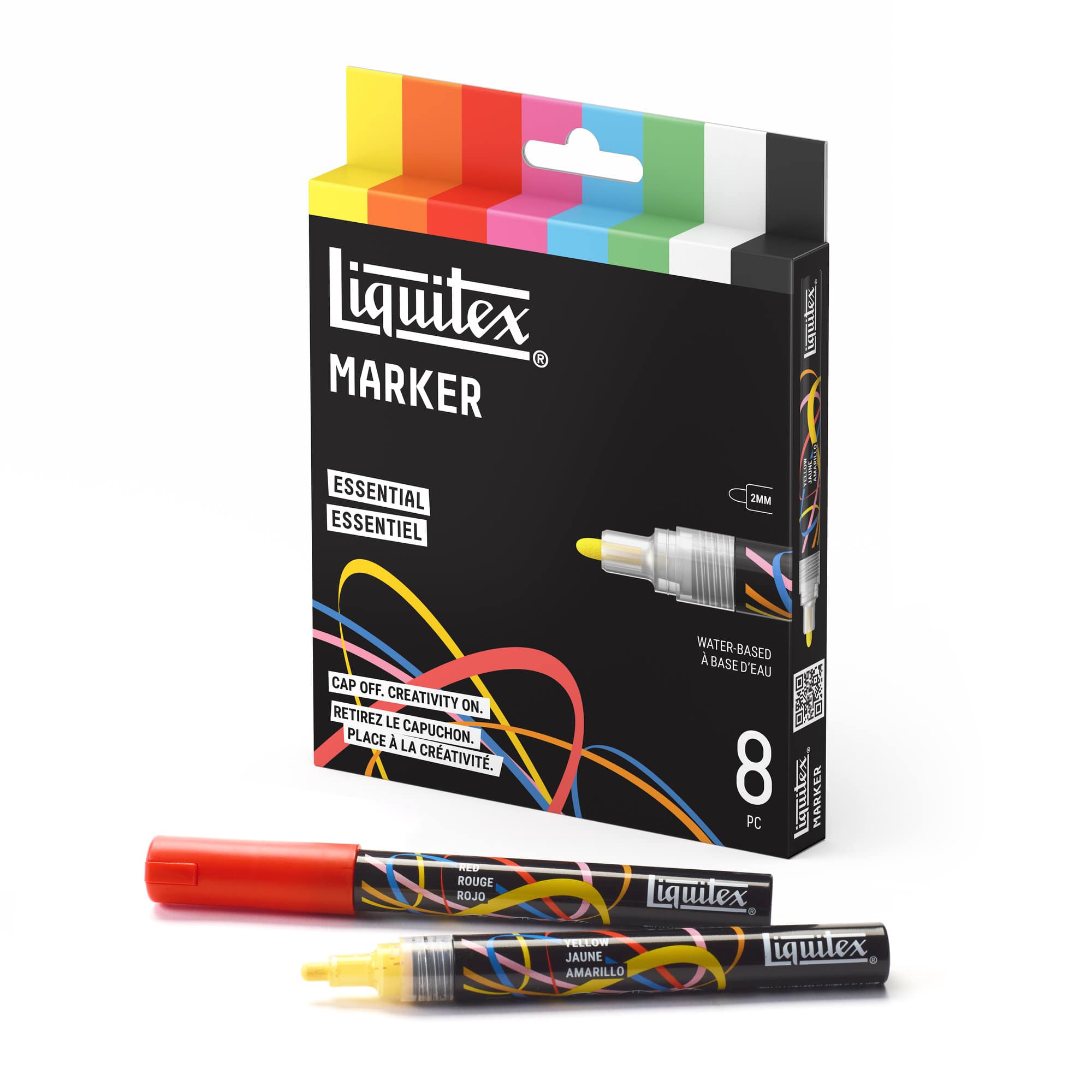 Liquitex® 2mm Essential 8 Color Marker Set