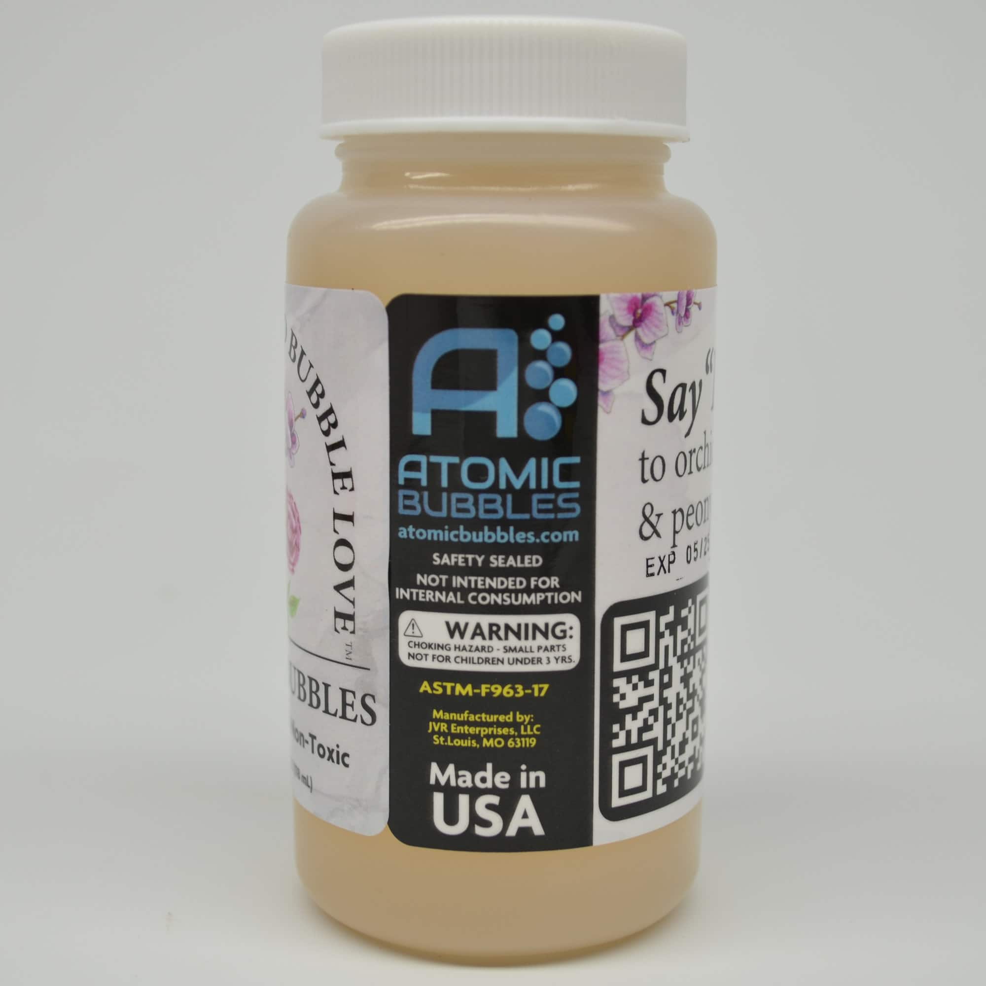 Atomic Bubbles 4oz. Bubble Love Floral Scented Bubbles