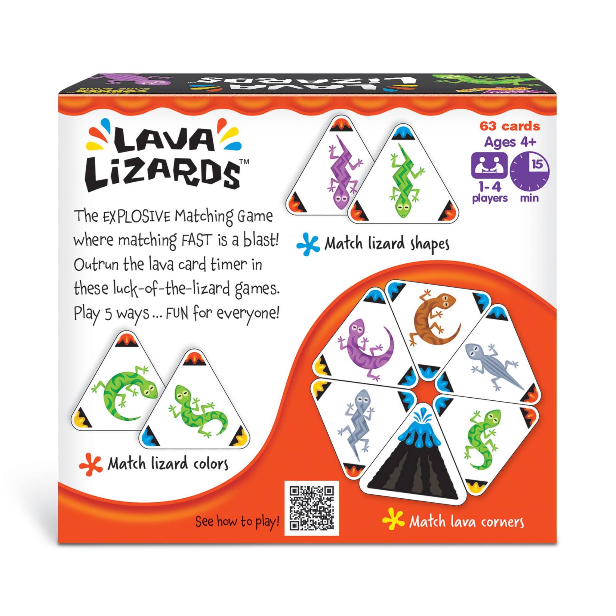 Trend Enterprises® Lava Lizards The Explosive Matching Game