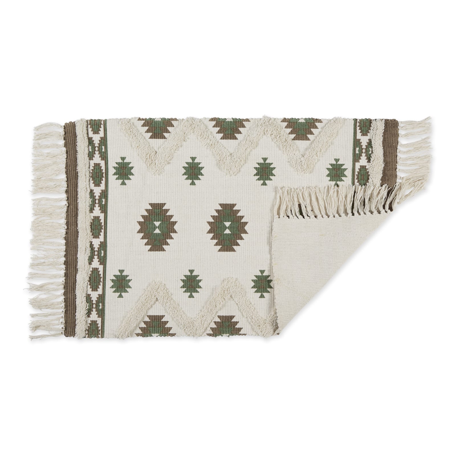 DII® Southwestern Textured Hand-Loomed Shag Rug