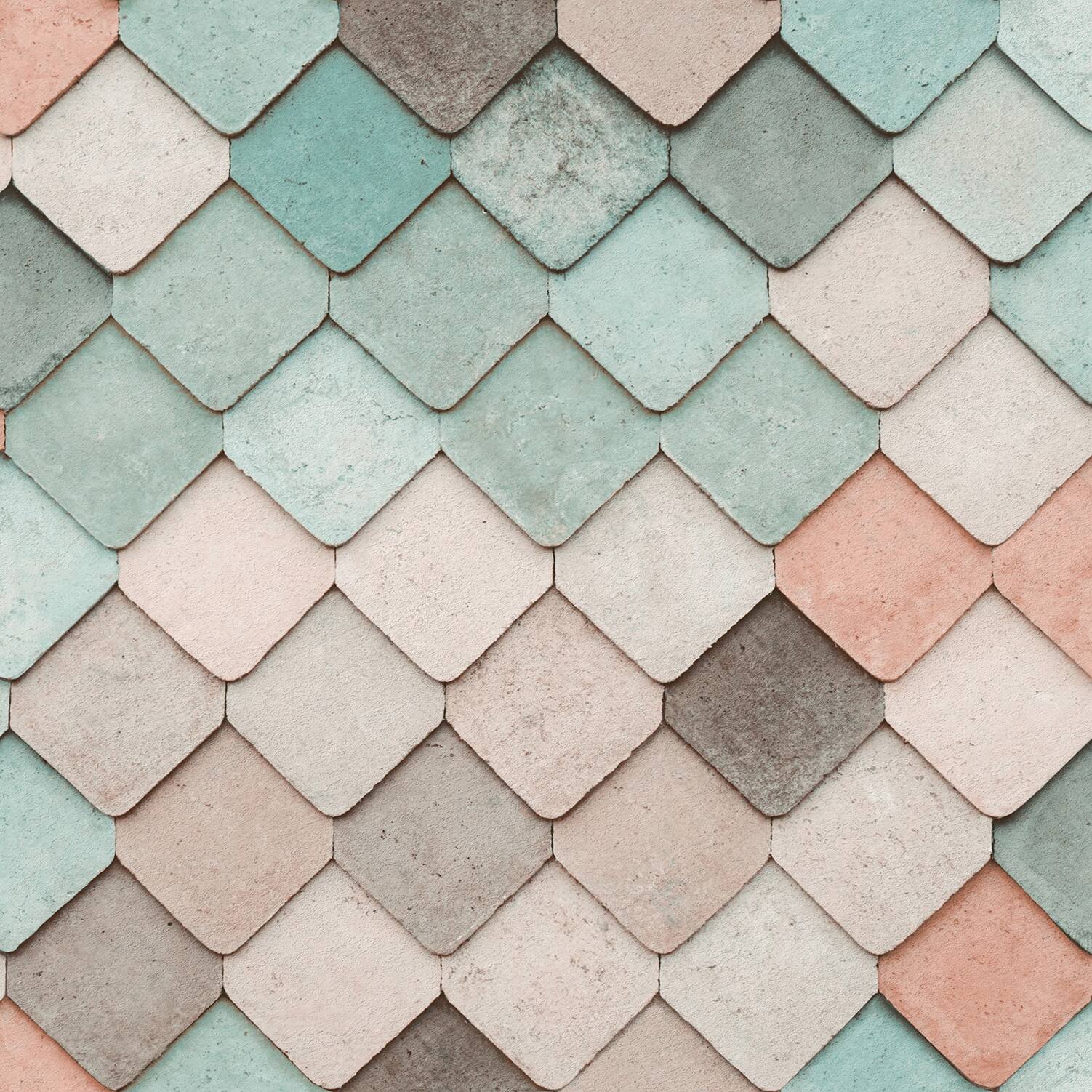 Designs Direct Vintage Tiles Wallpaper