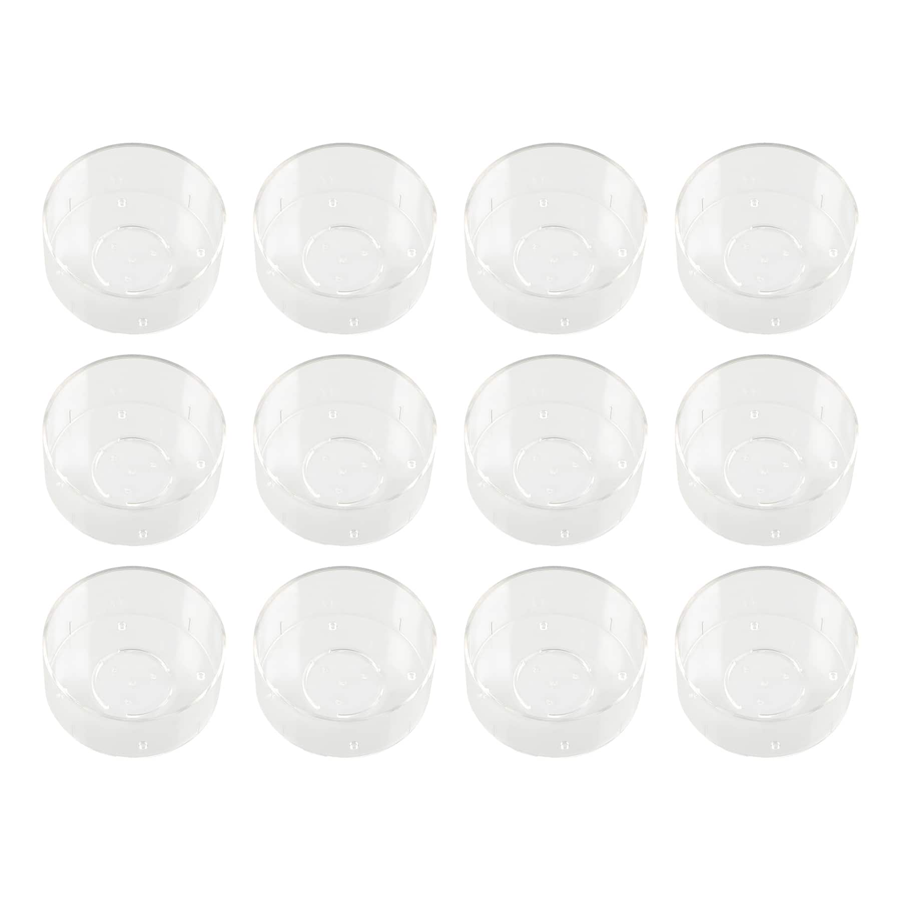 Clear Plastic Tealight Cups, 12ct. by Make Market®