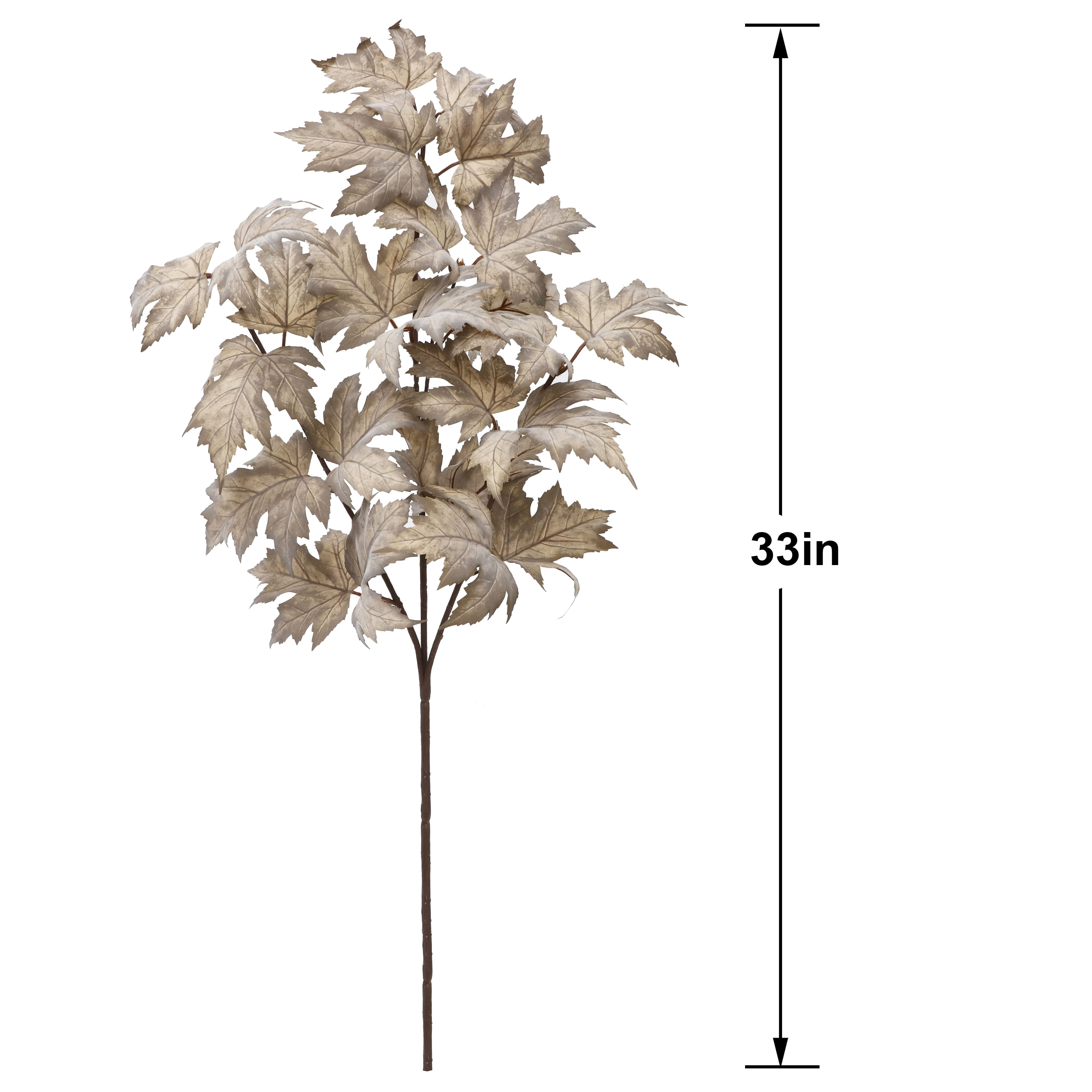 33" Gray Maple Leaf Stem by Ashland®